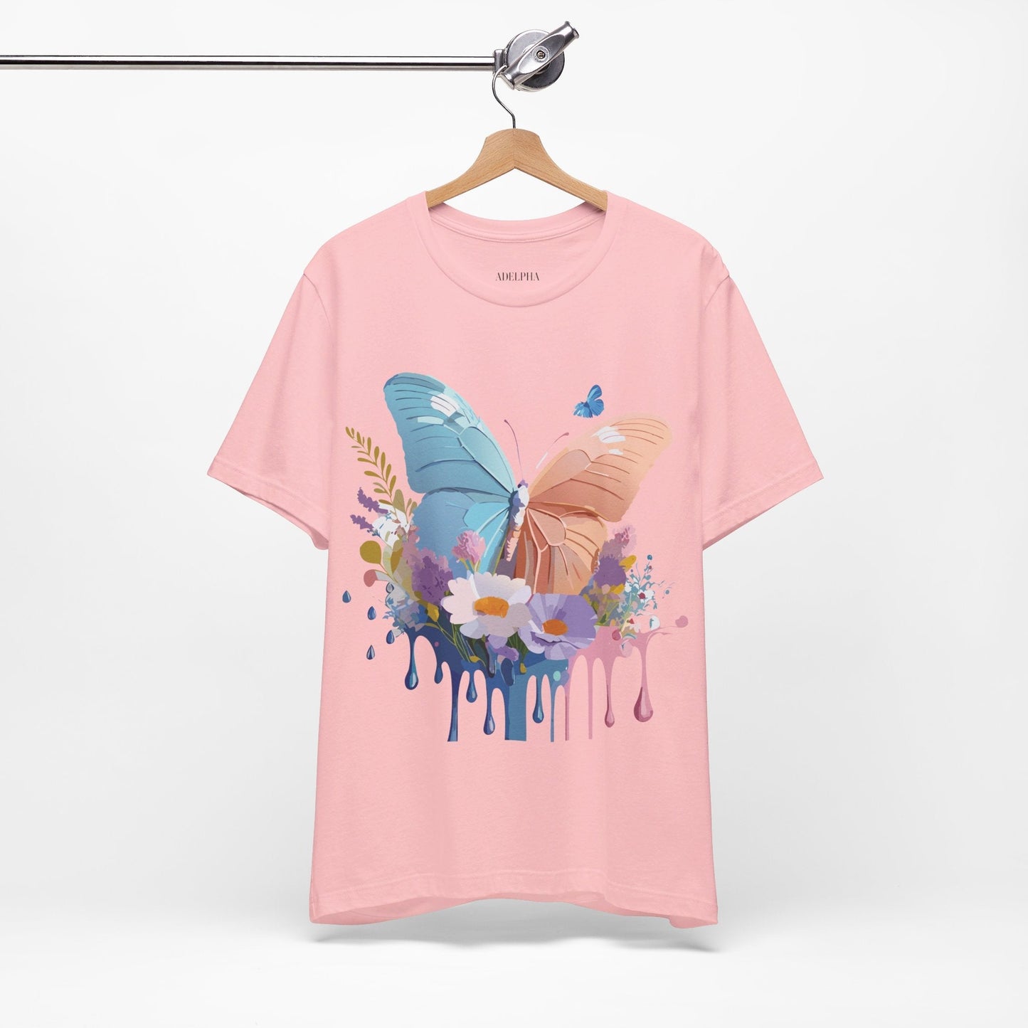 Butterfly Graphic Tee By Adelpha Unisex Vintage Inspired Art Shirt