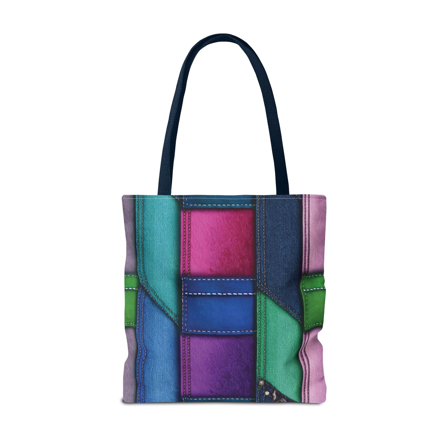 Denim Canvas Bag, Tote Bag Denim Printify