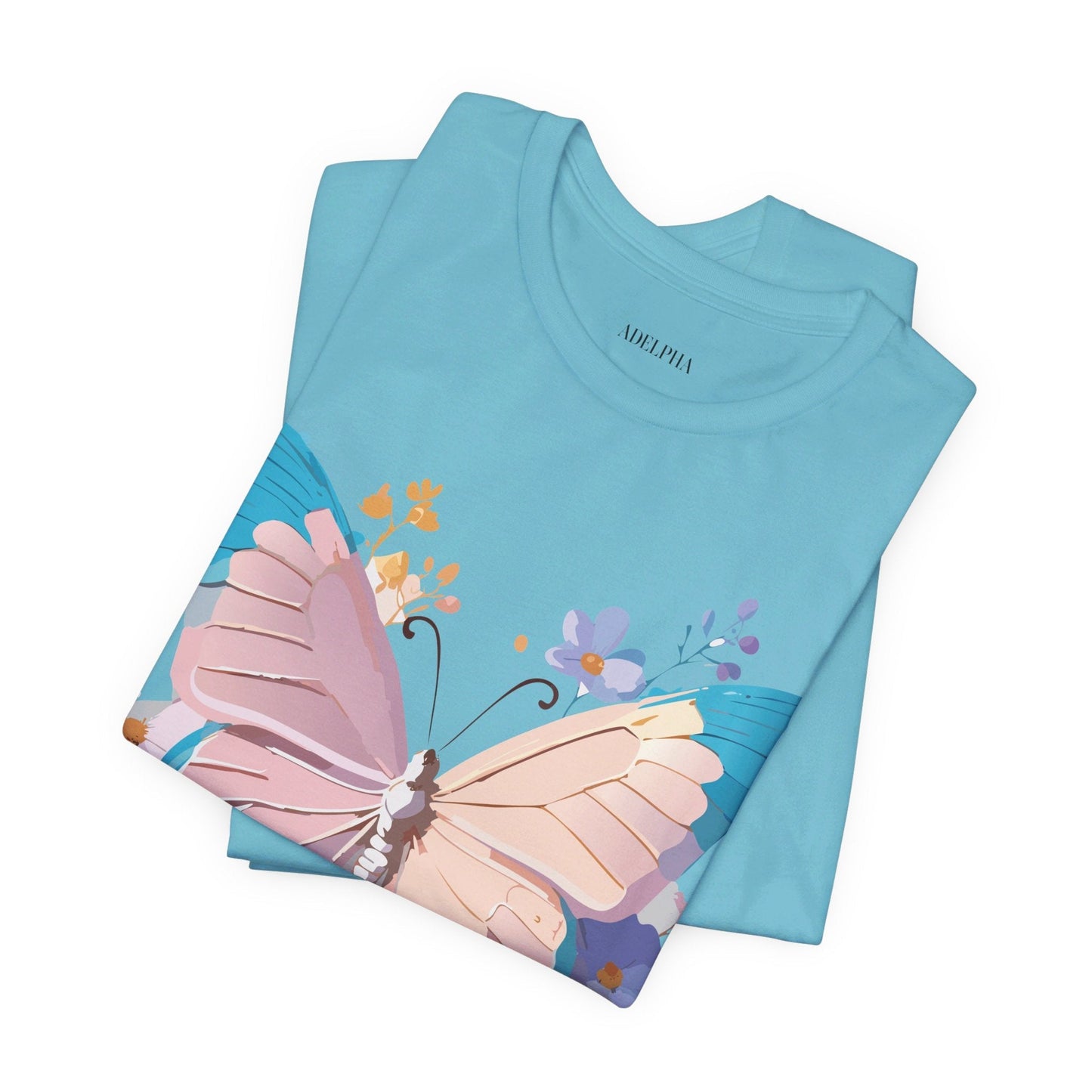 Butterfly Graphic Tee Vintage Inspired Adelpha Unisex Jersey Short Sleeve