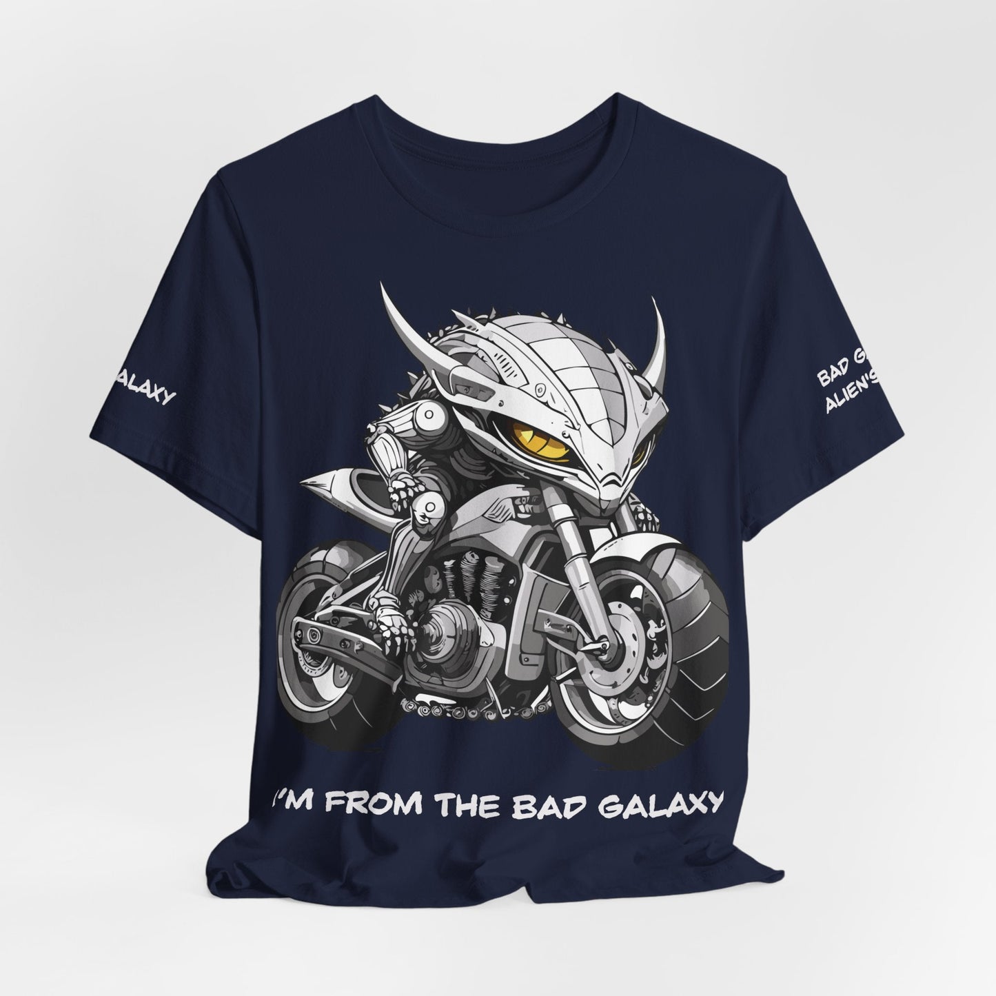 Alien Tee Shirt From Bad Galaxy 100 Percent Cotton Eco Friendly Inks Made In USA
