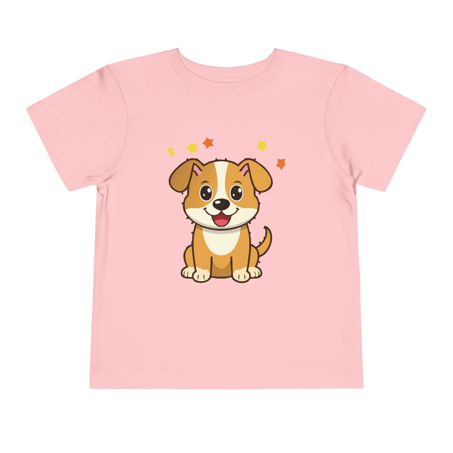 Bonita camiseta de manga corta para niños pequeños con diseño de cachorro: regalo adorable para amantes de las mascotas (2 a 5 años)