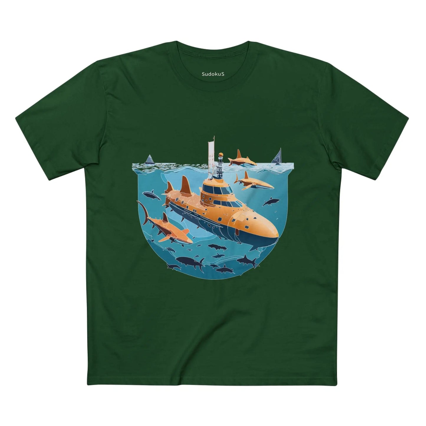 Ocean Coast Graphic Unisex 100 Cotton Staple Tee 18