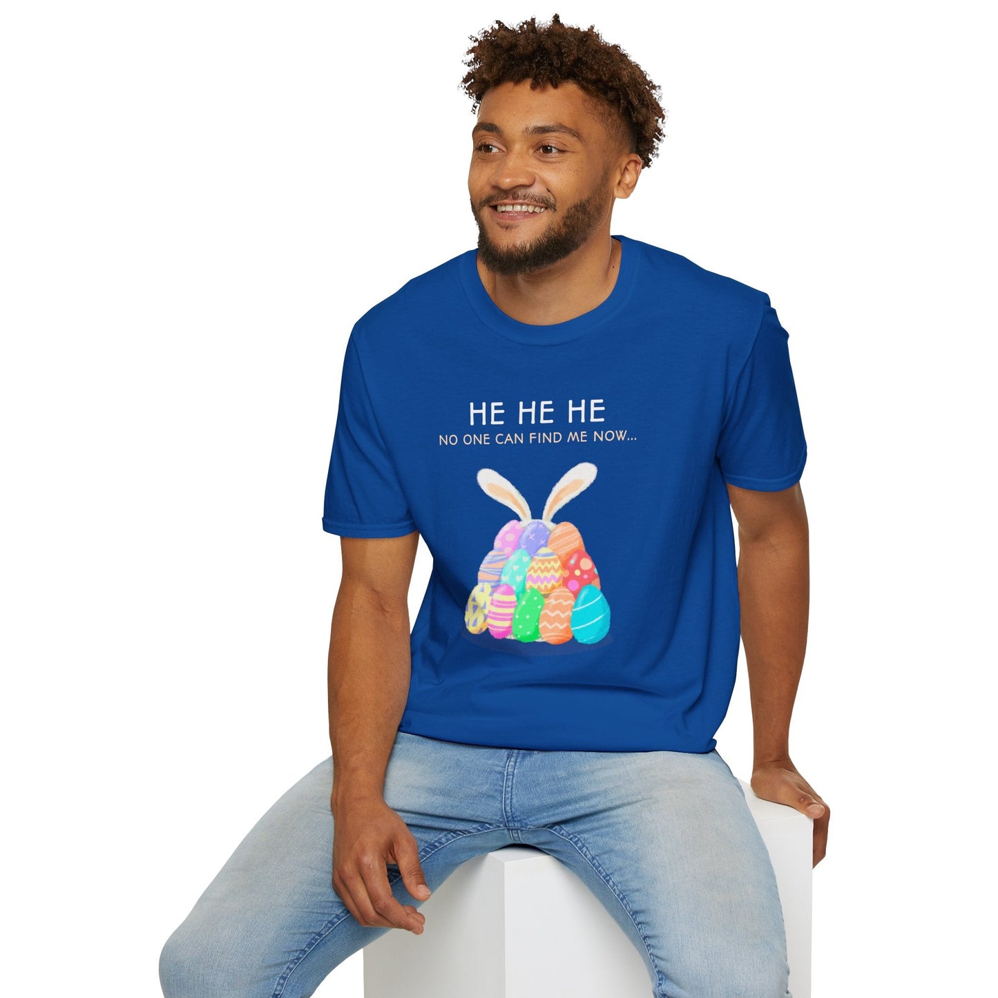 Easter Egg T Shirt Unisex Softstyle 100 Percent Ring Spun Cotton Easter Design Tee