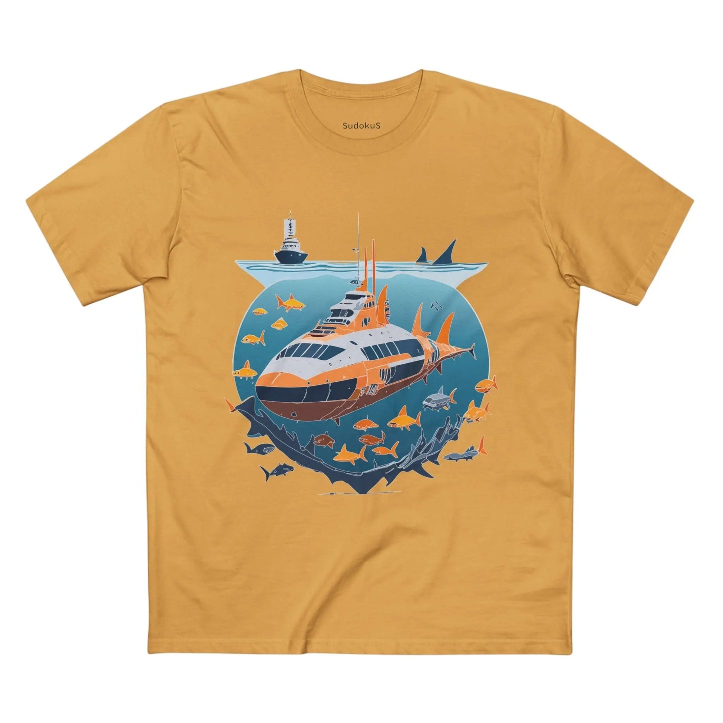 Ocean Coast Graphic Unisex 100 Cotton Staple Tee 20