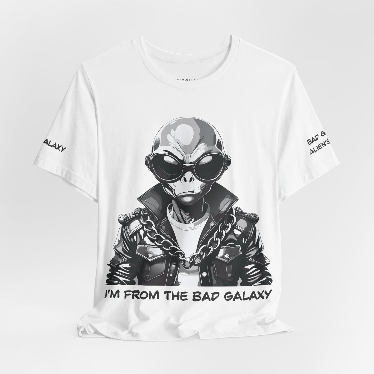 Alien Graphic Unisex Cotton Bella+Canvas Tee with Art Design b73