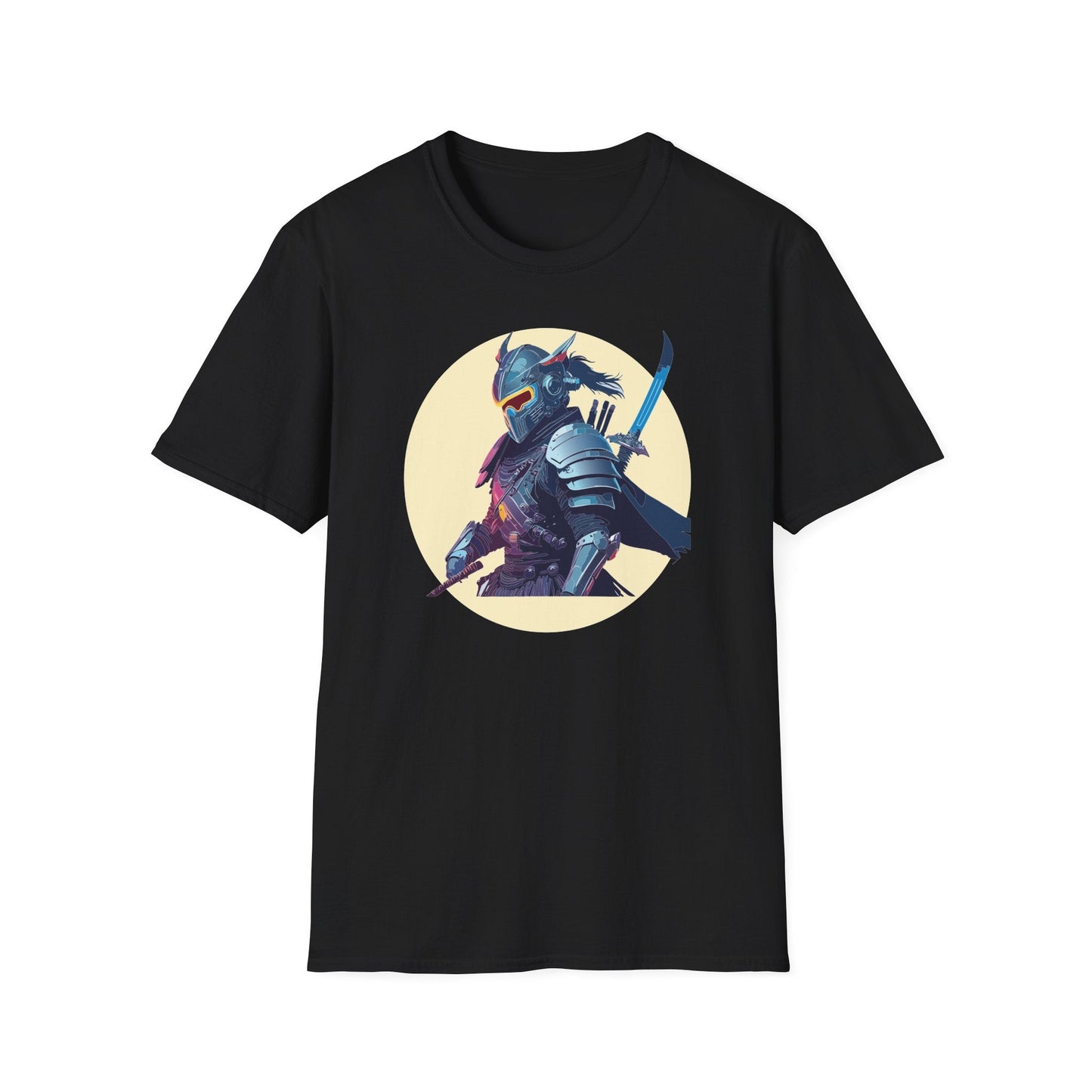 Samurai Shirt Unisex Softstyle Short Sleeve T Shirt Gildan 64000 Breathable Comfort Wear