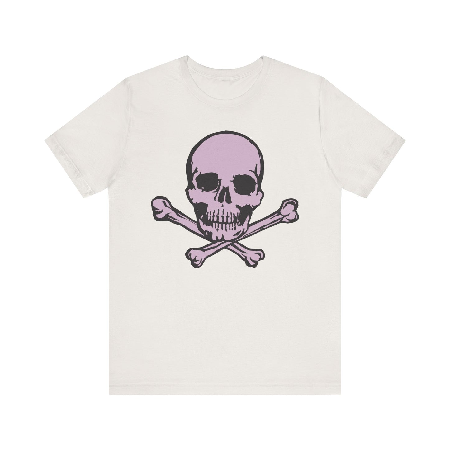 2-Pink Skull Graphic Design Tee, Skull Shirt, Vintage Tees, Art Design T-Shirt, Vintage Graphic Tee, Art Shirts with Skulls