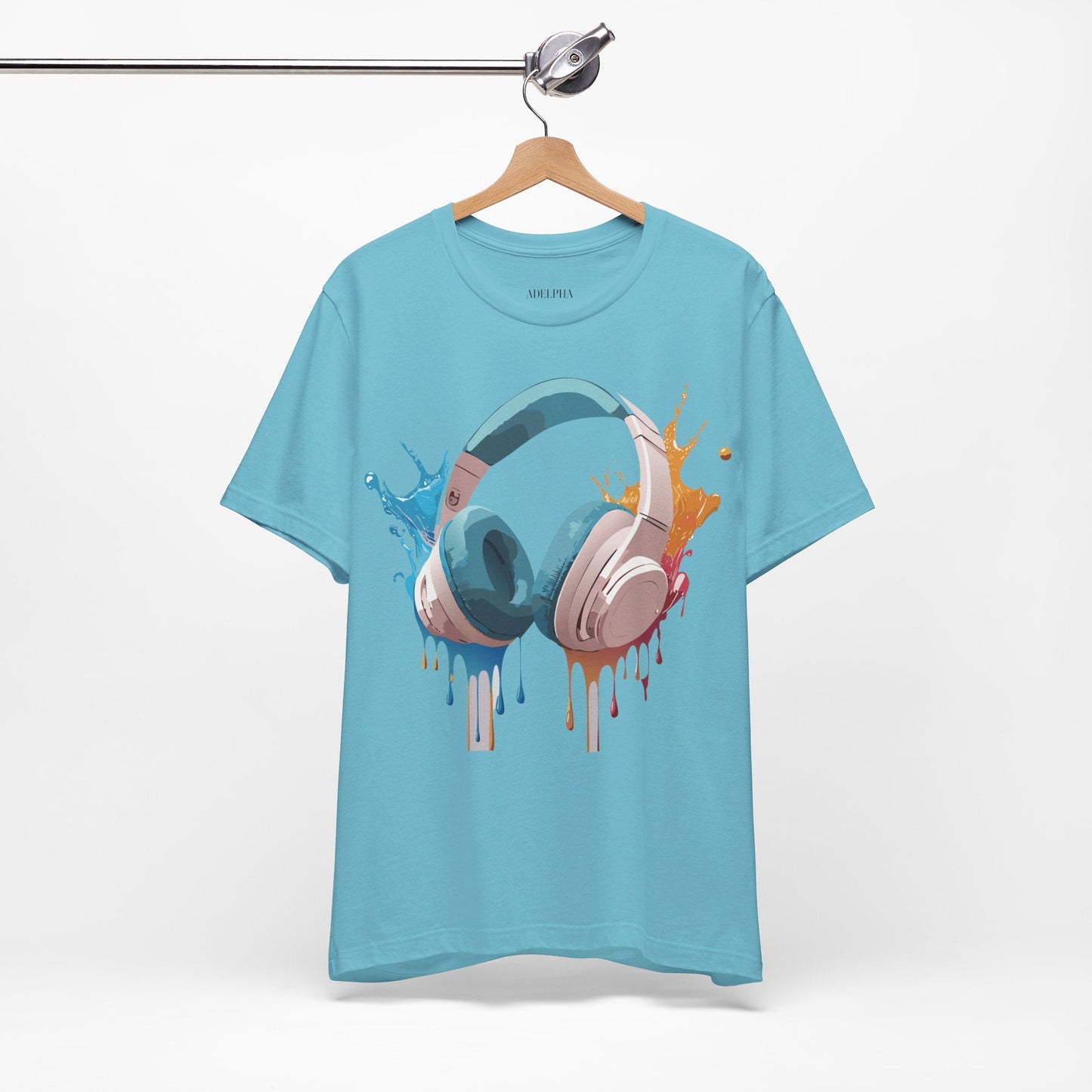 Music Graphic T Shirt Unisex Jersey Short Sleeve With Vintage Inspired Artwork Adelpha