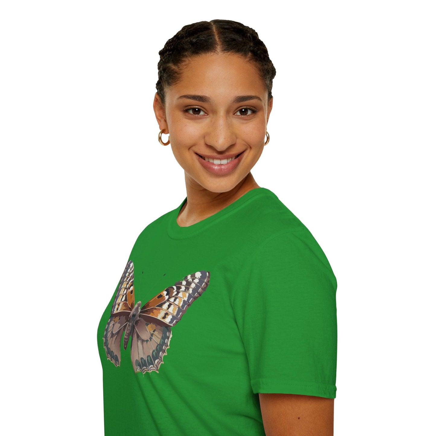 Monarch Butterfly Shirt Unisex T Shirt Design Gildan Softstyle 64000 100 Percent Ring Spun Cotton