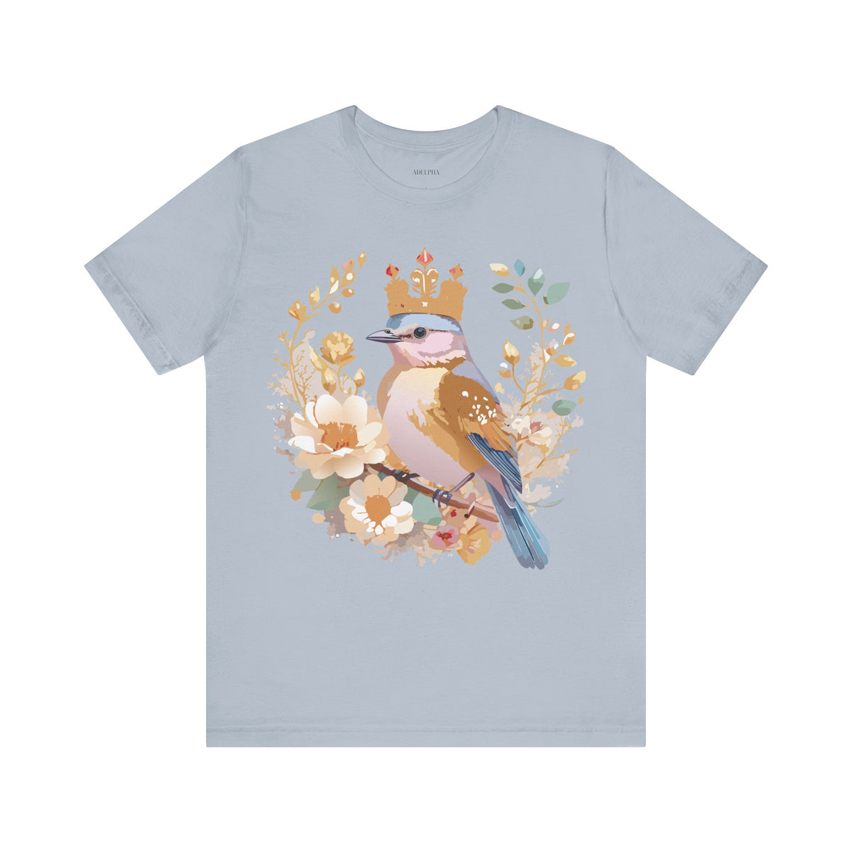 Medallion Graphic Unisex Cotton Bella+Canvas Tee with Art Design d42