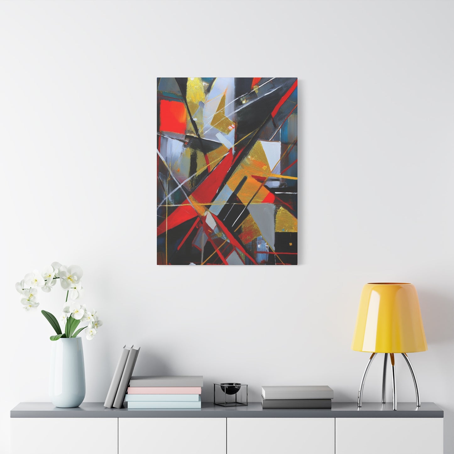 Abstract Oil Painting Print Canvas 20x24,20x30,24x30 24x32,24x36,30x40 32x48,36x48,40x60 Pine-Wood Inner Frame ABS-194