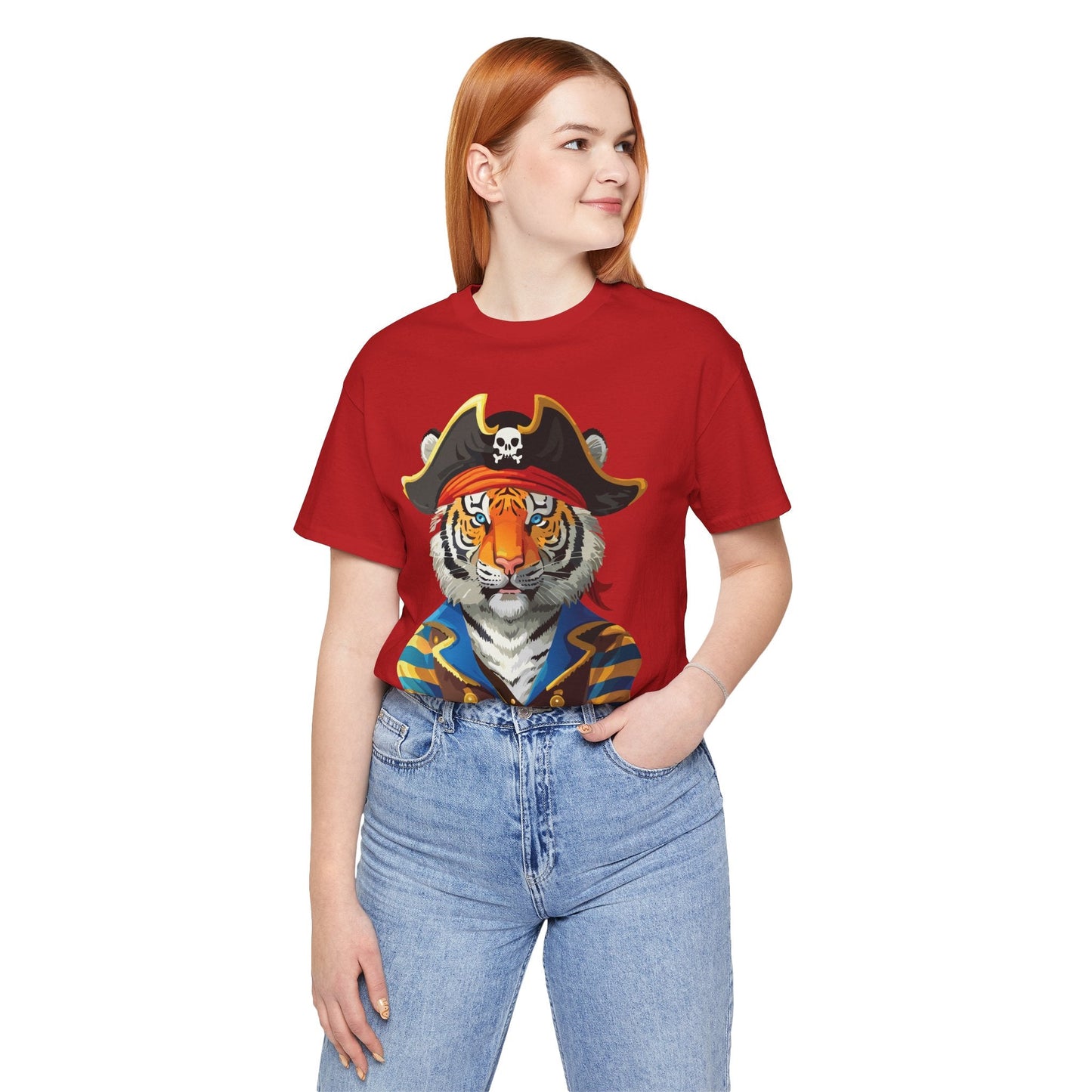 Unisex Animal Tee Shirt Art Design With Wild Animals Gildan Softstyle Cotton T Shirt