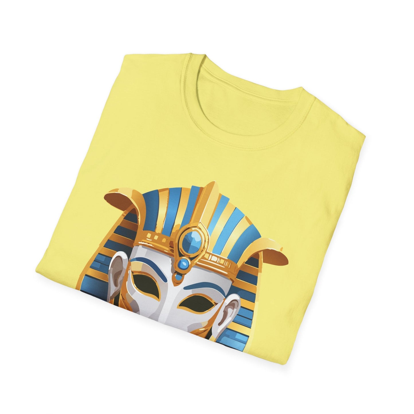 Mask Tee Shirt Unisex Gildan Softstyle 64000 Cotton Tee With Masquerade Design Artwork