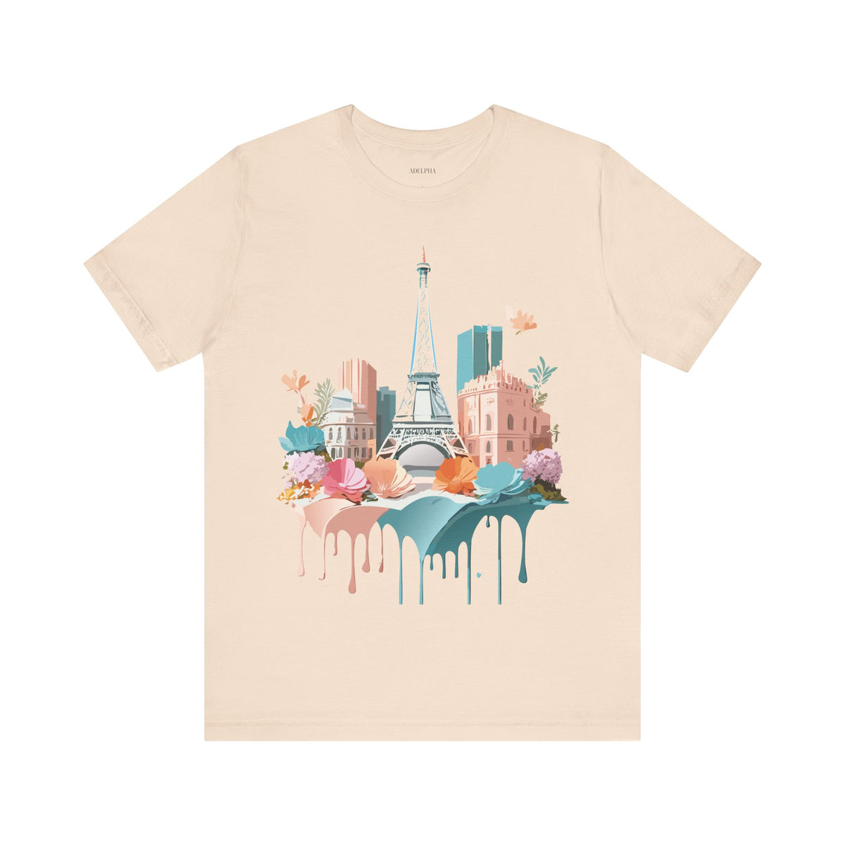 Unisex Cotton Bella+Canvas Tee with Paris