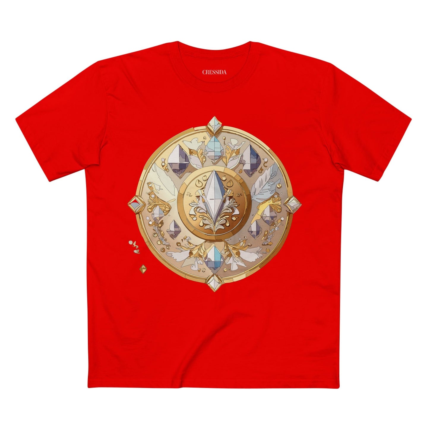 Medallion Graphic T-Shirt Unisex 100 Cotton With Gold Art Design Medal Tee 24