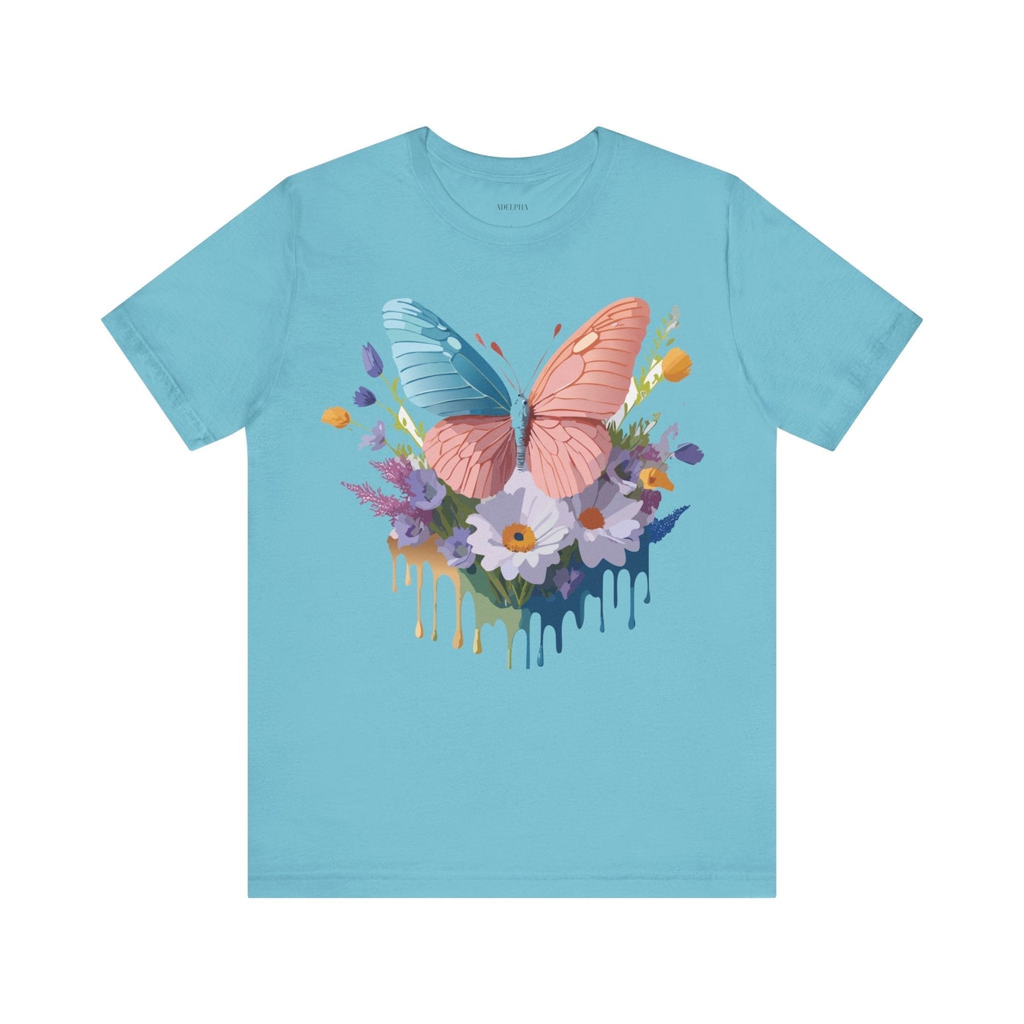 Butterfly Graphic Tee Unisex Art Design Shirt With Vintage Adelpha Artwork