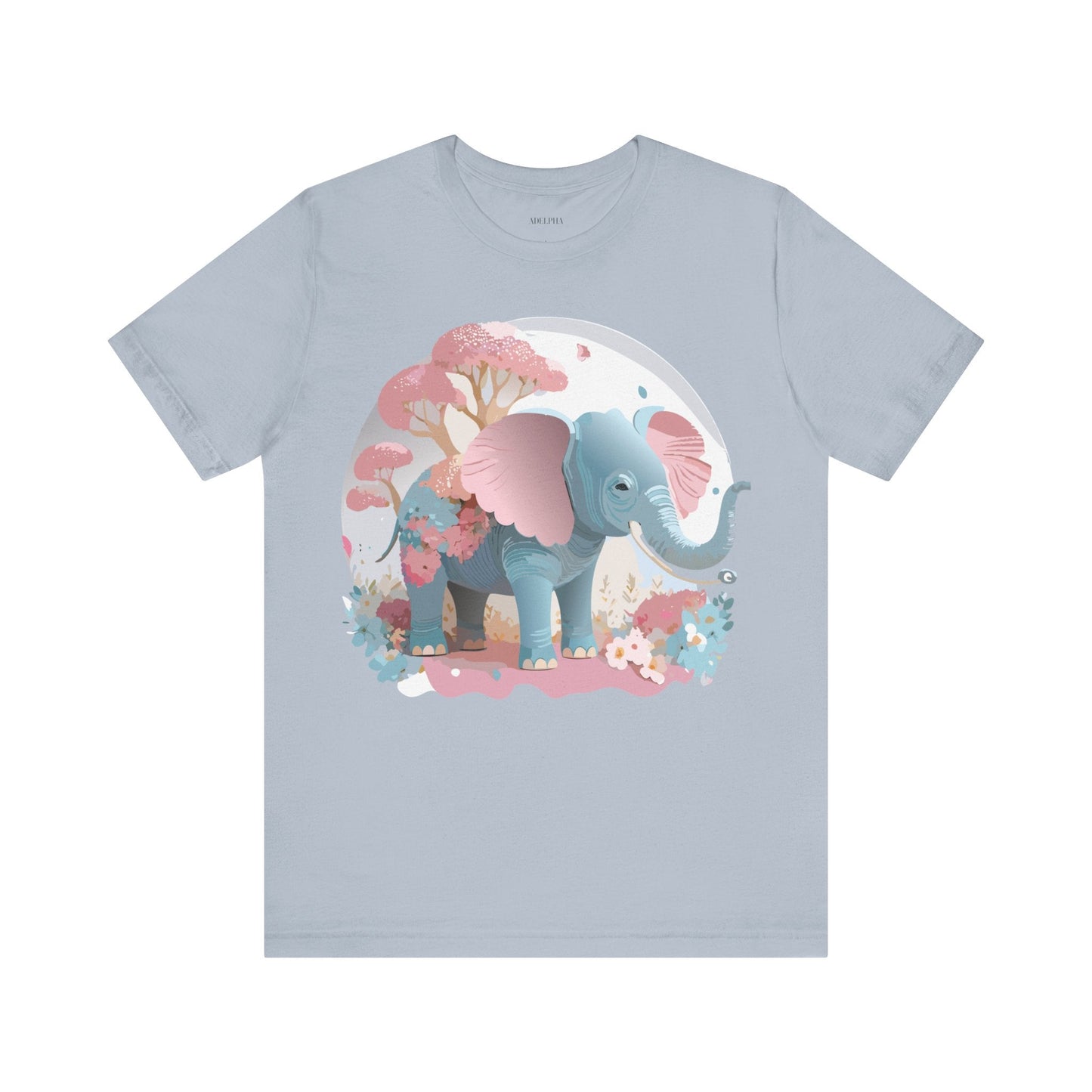 Elephant Graphic Unisex 100 Cotton Jersey Vintage Art Design Tee 17