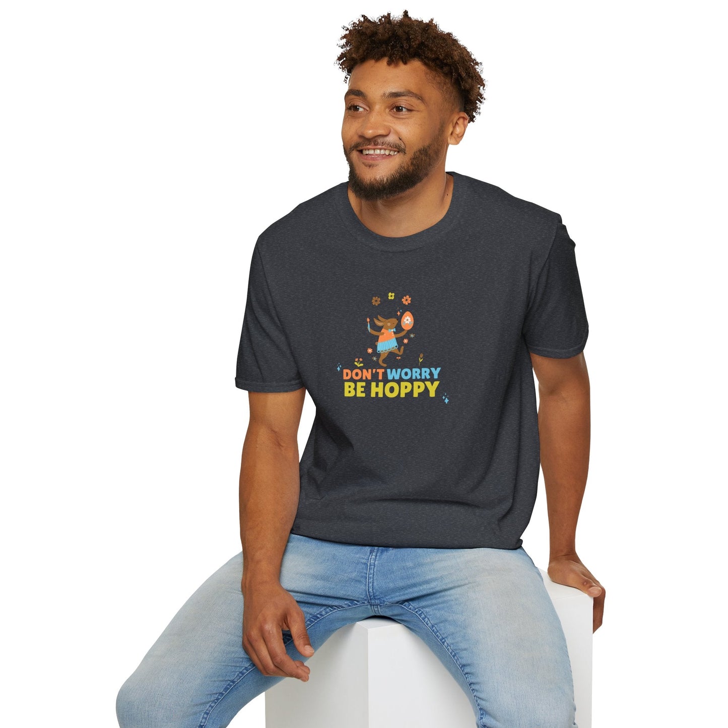 Easter Day T Shirt With Signature Art Design Unisex Softstyle Tee 64000 By Gildan