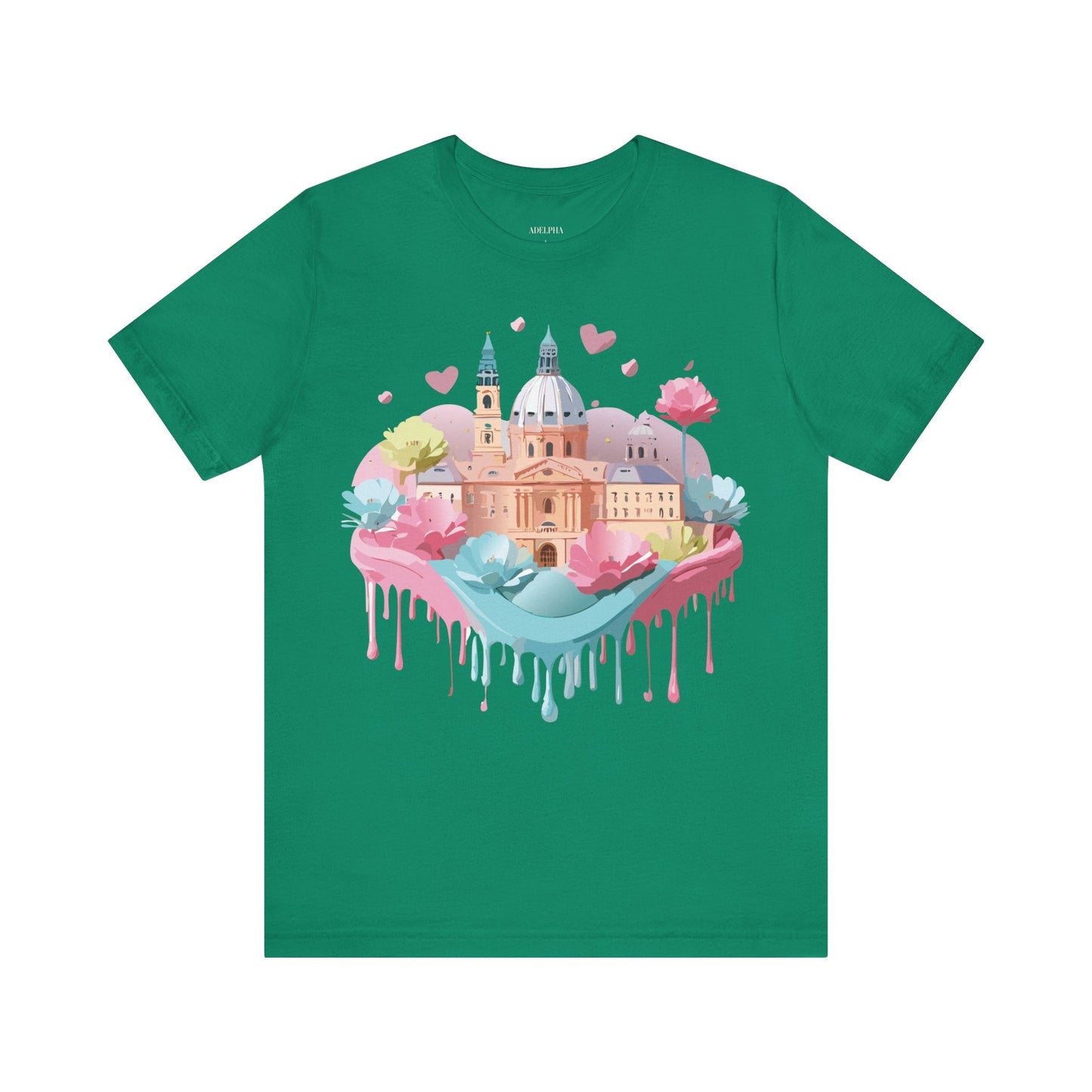 Prague Tourist Graphic Tee By Adelpha Unisex Vintage Inspired Art Shirt Original Artwork