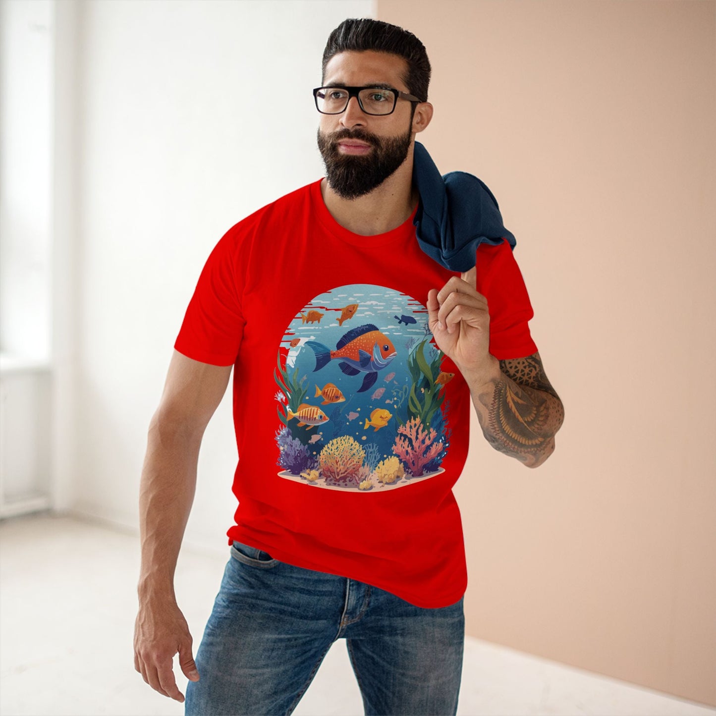 Ocean Shirt Ocean Pacific OP16 Unisex Premium Cotton Tee With Original Art Design