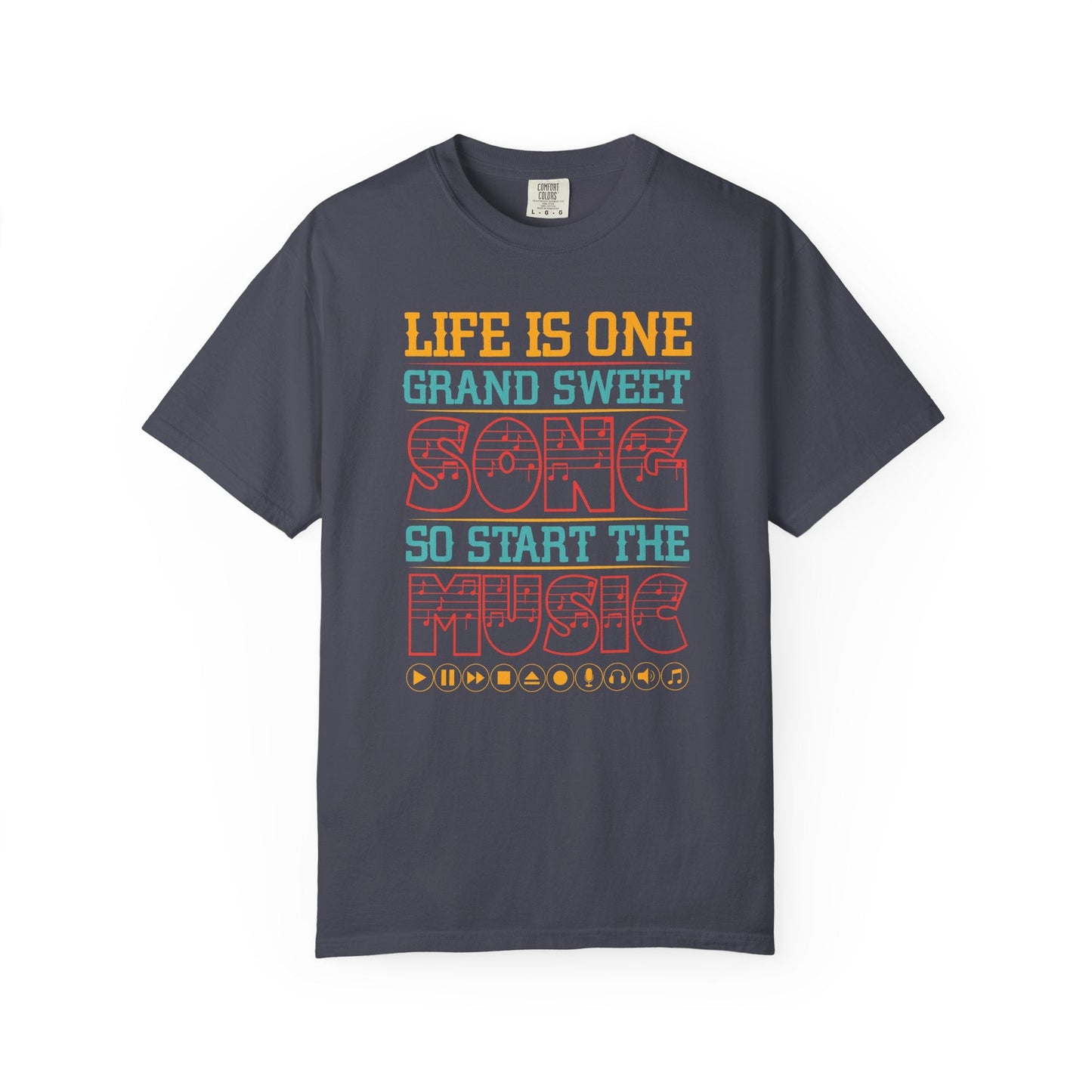 Music Graphic Design Unisex Cotton T-shirt 023