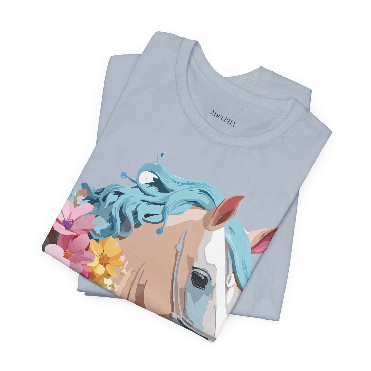 Horse Graphic Unisex 100 Cotton Vintage Animal Art T-Shirt 17