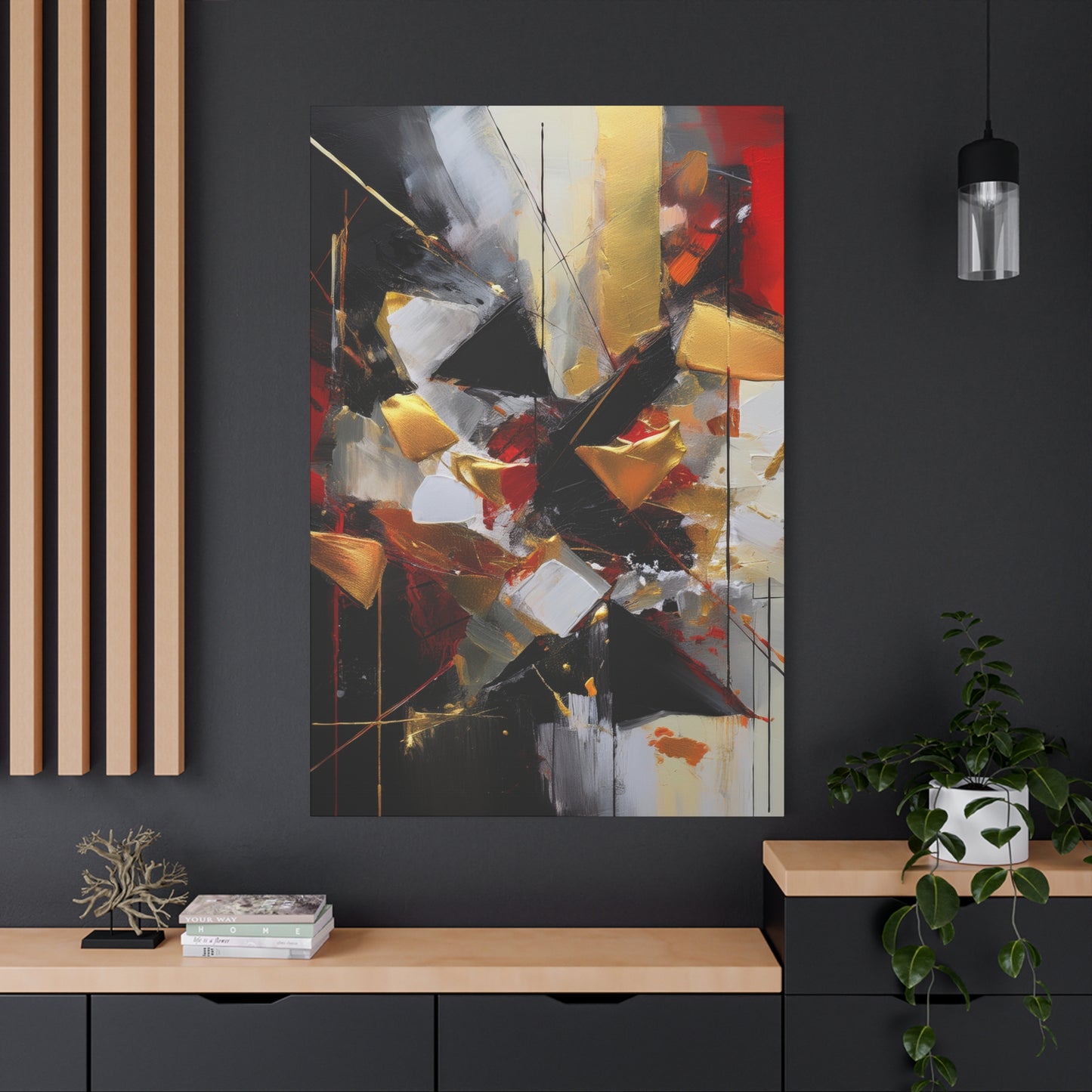 Abstract Oil Painting Print Canvas 20x24,20x30,24x30 24x32,24x36,30x40 32x48,36x48,40x60 Pine-Wood Inner Frame ABS-186