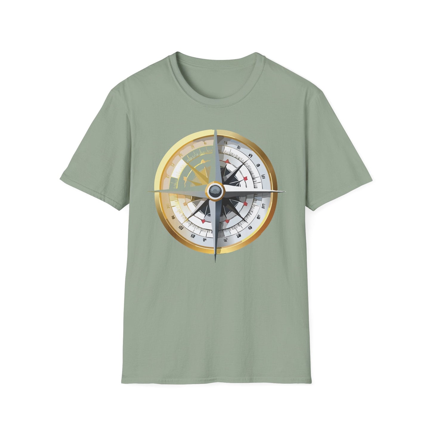Compass Navigator Graphic Tee Unisex 100 Cotton 14