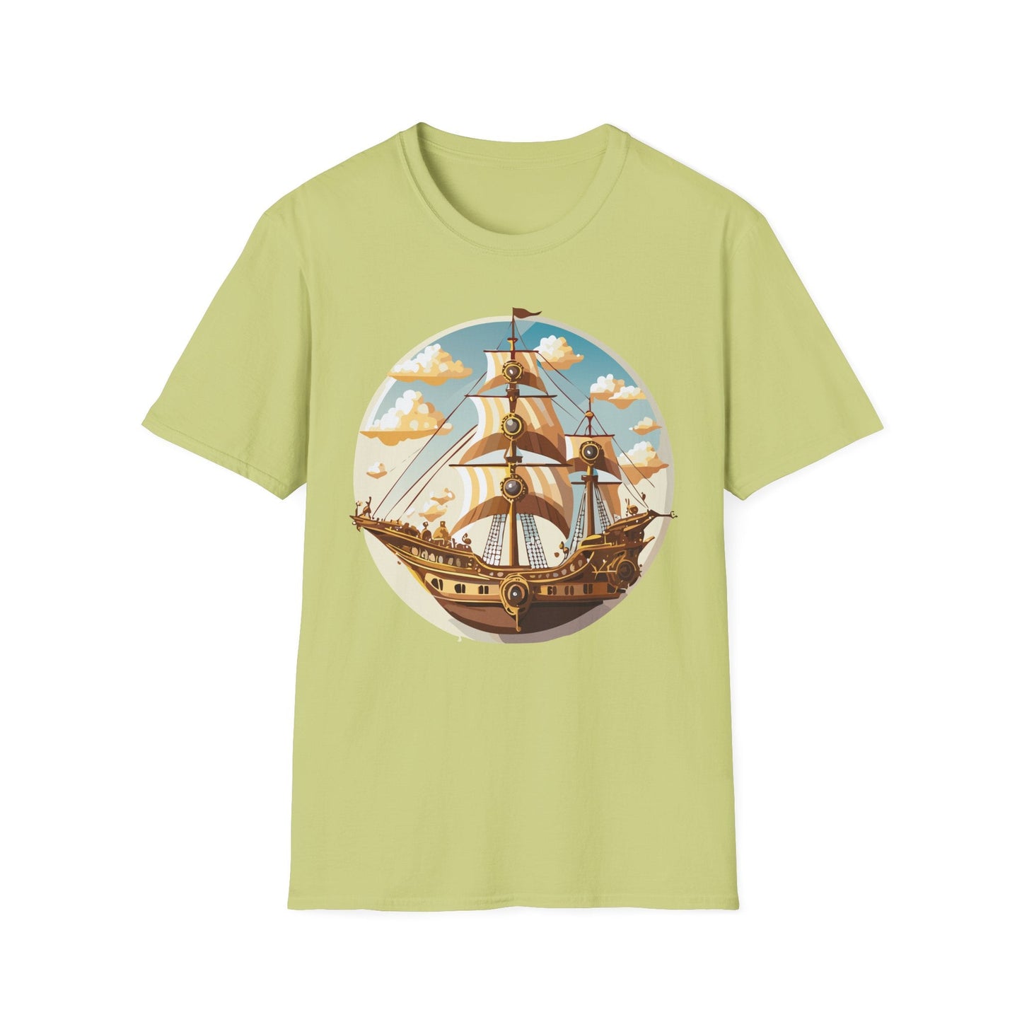 Ship T Shirt Frigate T Shirt Vessel Tee Gildan Softstyle 64000 Unisex Cotton Comfort