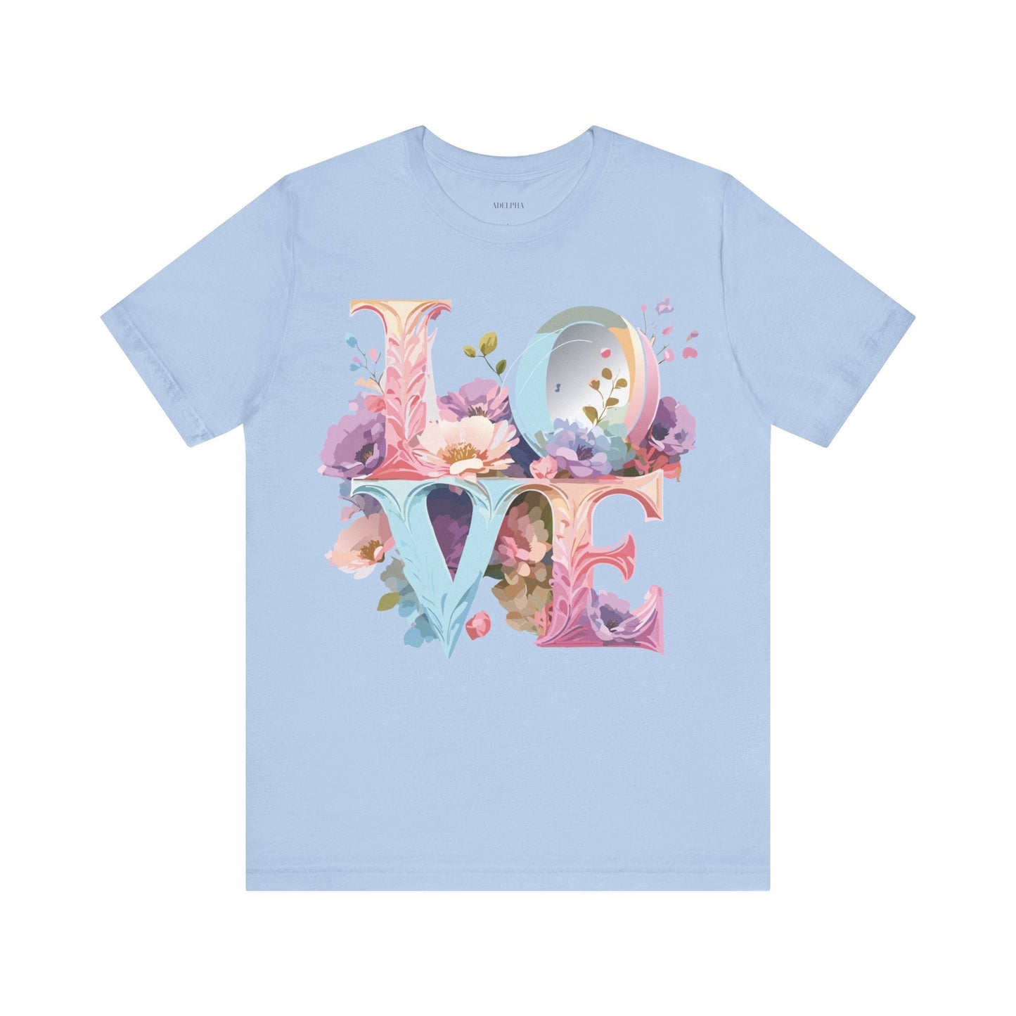 Adelpha Valentine Graphic Tee Unisex Short Sleeve Vintage Inspired Art Design for Everyday Wear