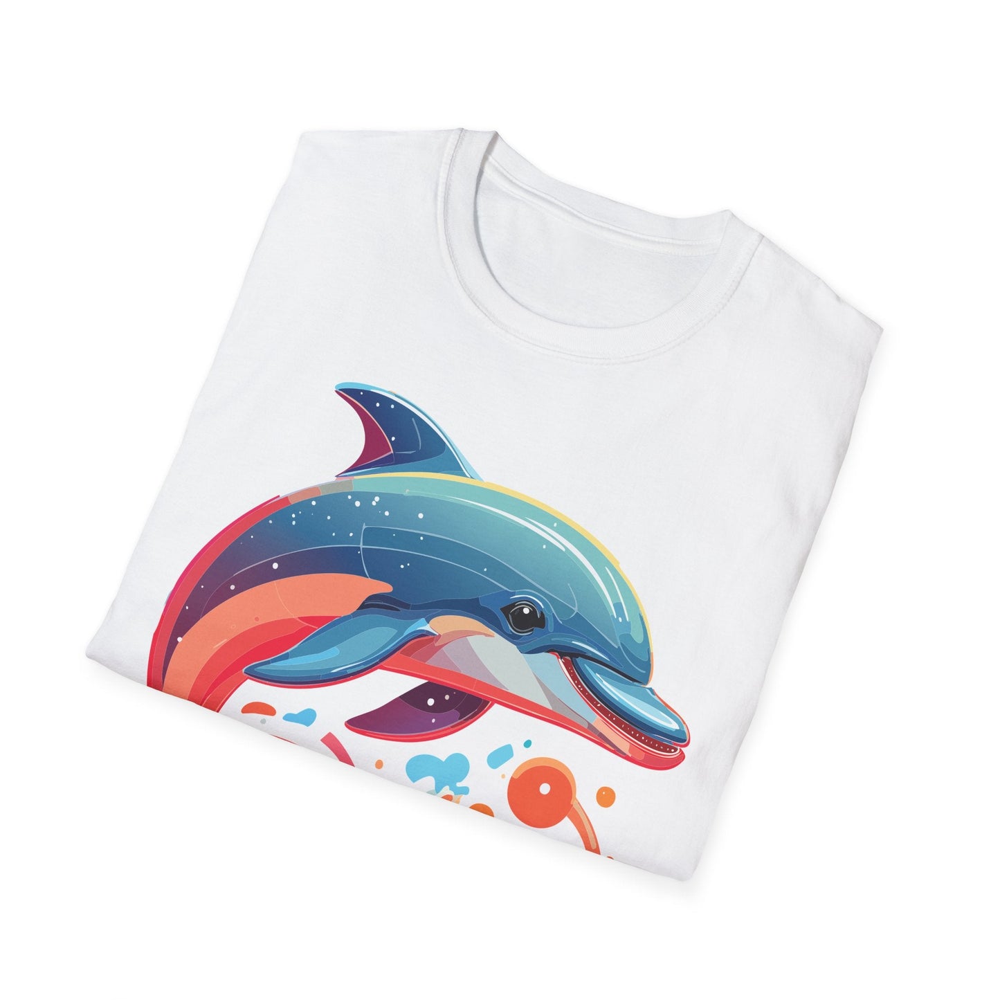Gildan Softstyle Dolphin Shirt Unisex Short Sleeve Tee 100 Percent Ring Spun Cotton Comfortable Wear