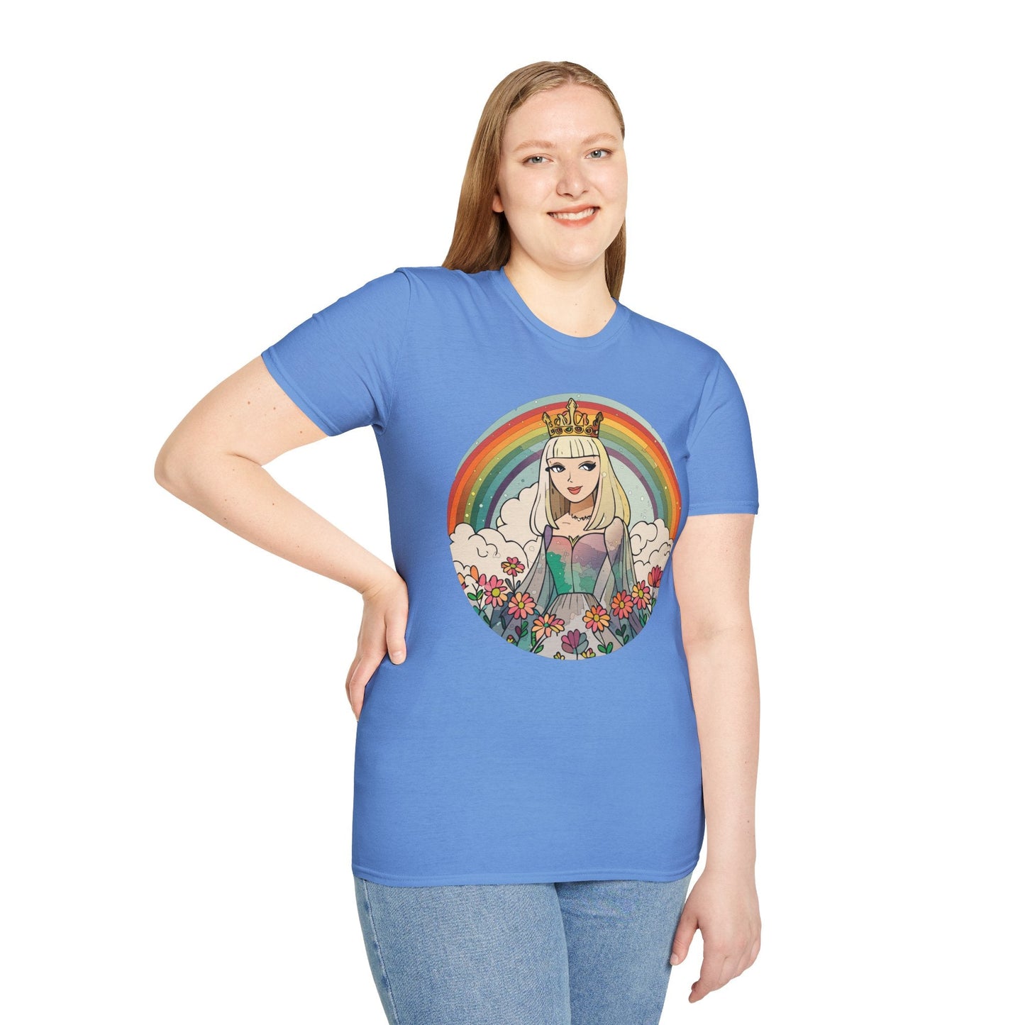 Womens Graphic T Shirt Art Design Tee Softstyle 100 Percent Ring Spun Cotton Comfort