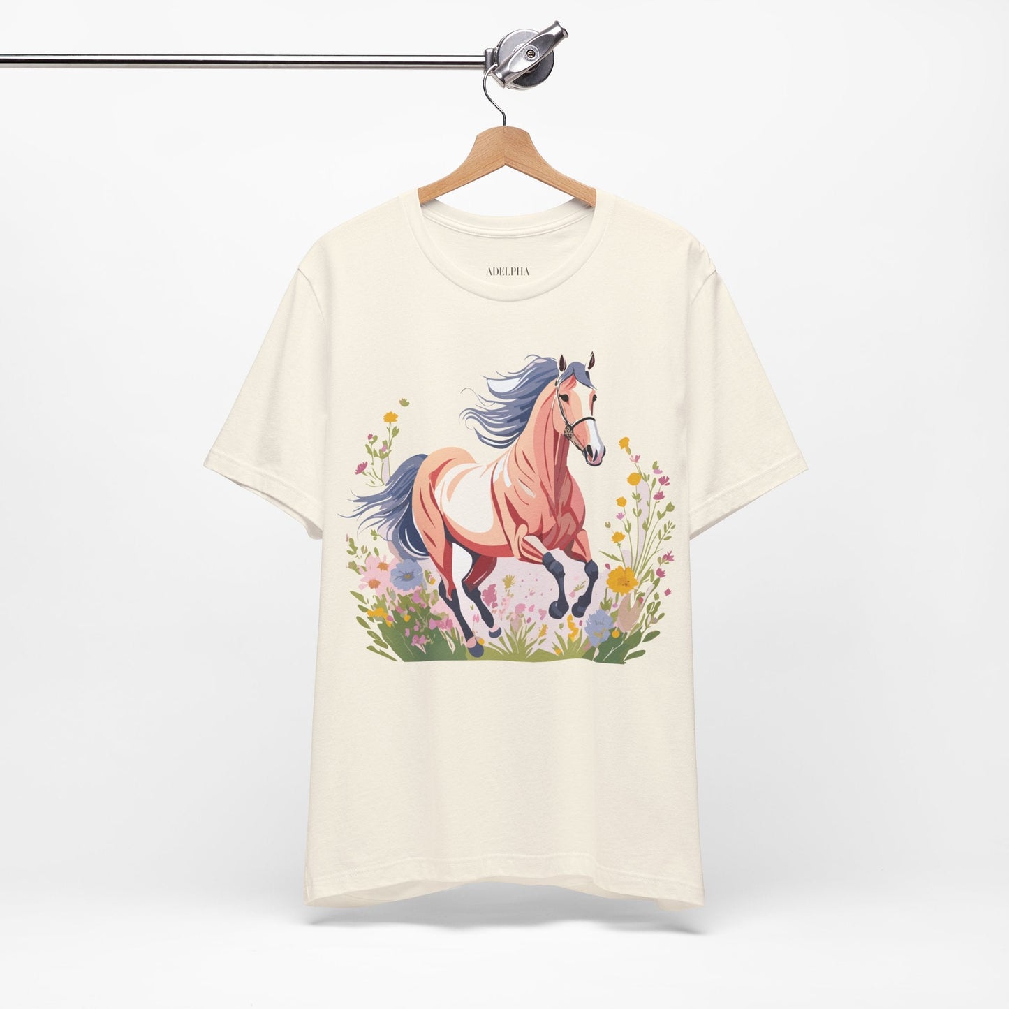 Horse Graphic Unisex 100 Cotton Vintage Animal Art T-Shirt 9
