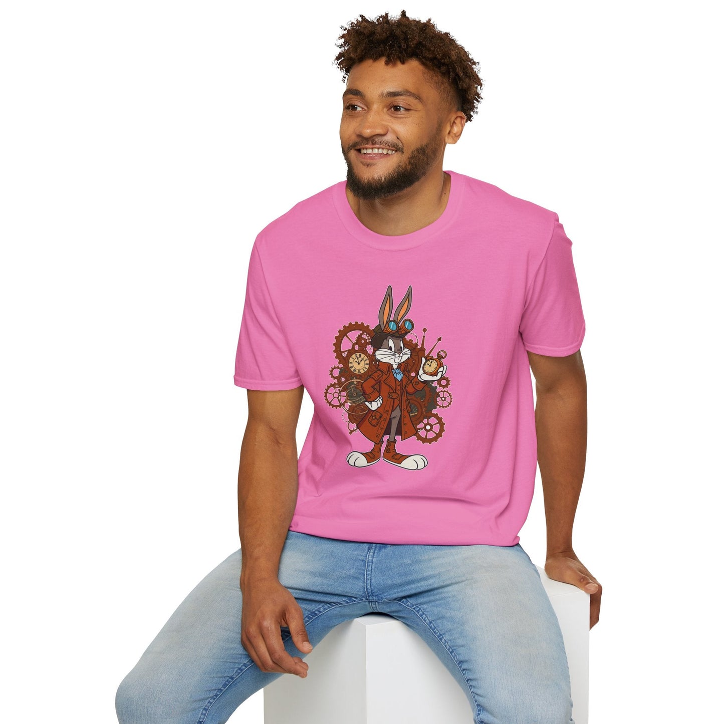 Bugs Bunny Shirt Unisex T Shirt Cartoon Tee 100 Percent Cotton Gildan Softstyle Graphic Tee