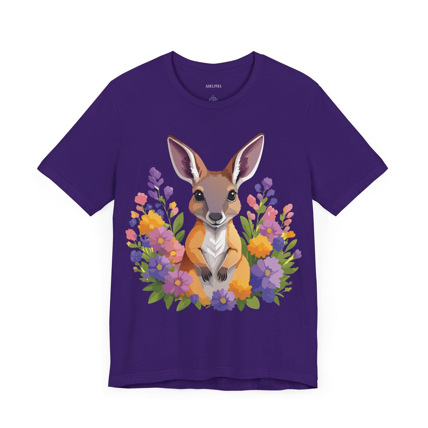 Kangaroo Graphic Unisex 100 Cotton Vintage Animal Artwork Tee 2