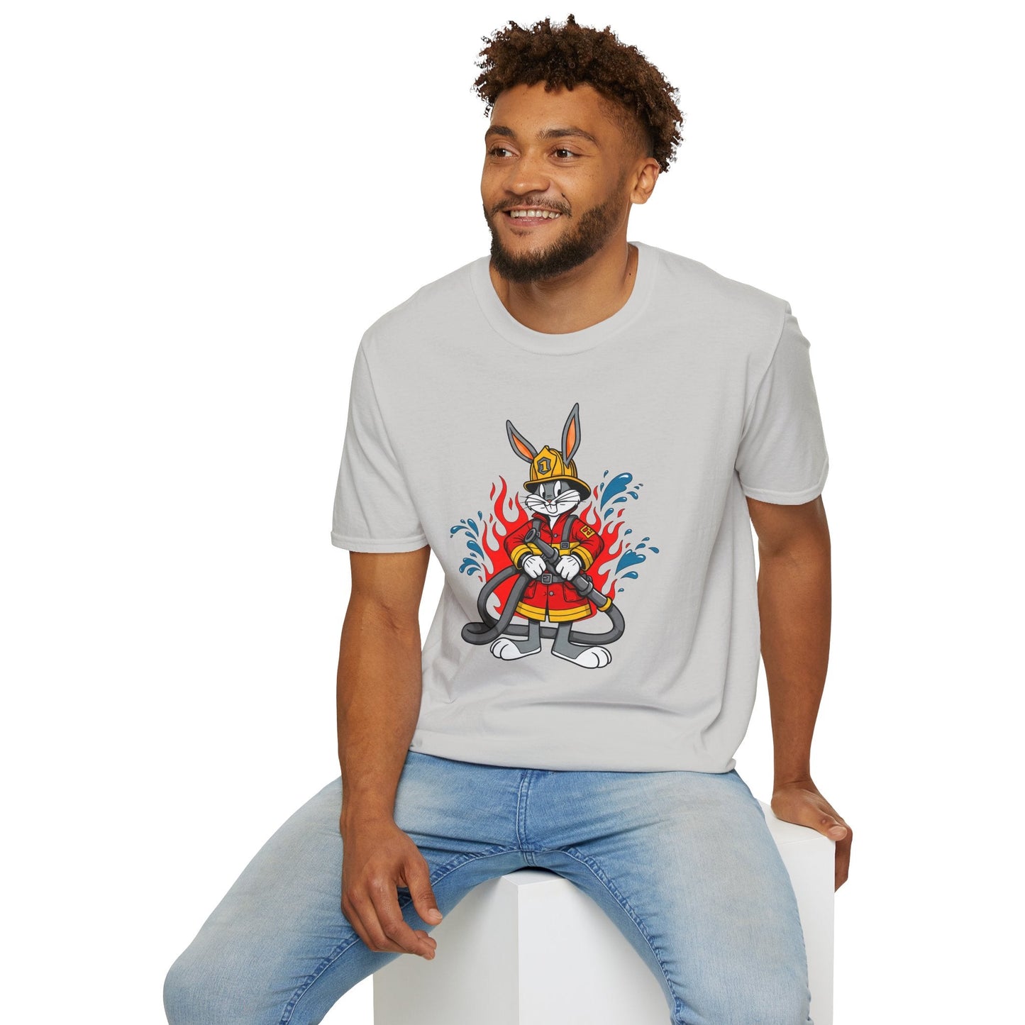 Bugs Bunny T Shirt Unisex Cartoon Tee Softstyle 64000 Cotton Graphic Tee For Fans