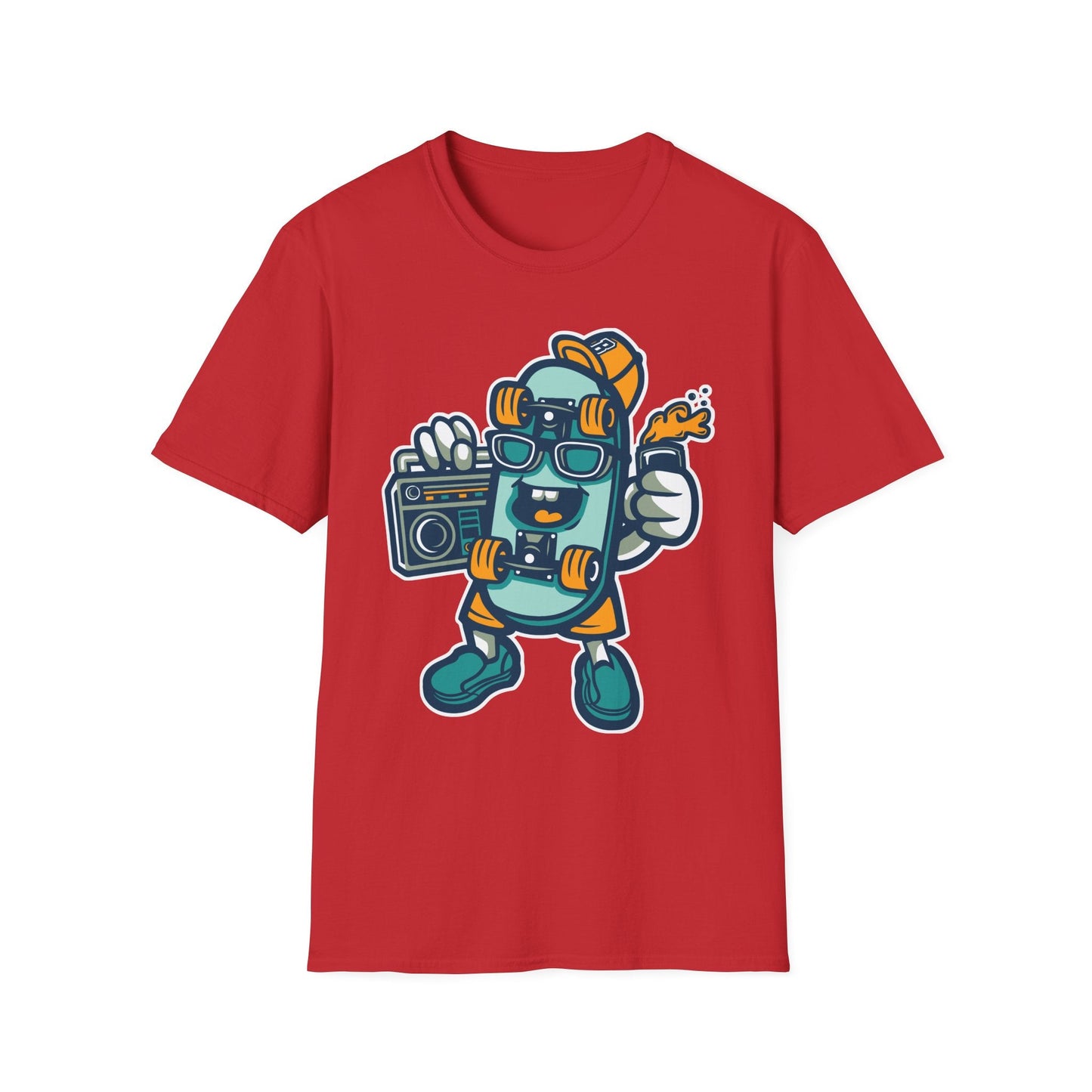 Cartoon Animation T Shirt Unisex Funny Tee Gildan Softstyle 64000 Ring Spun Cotton