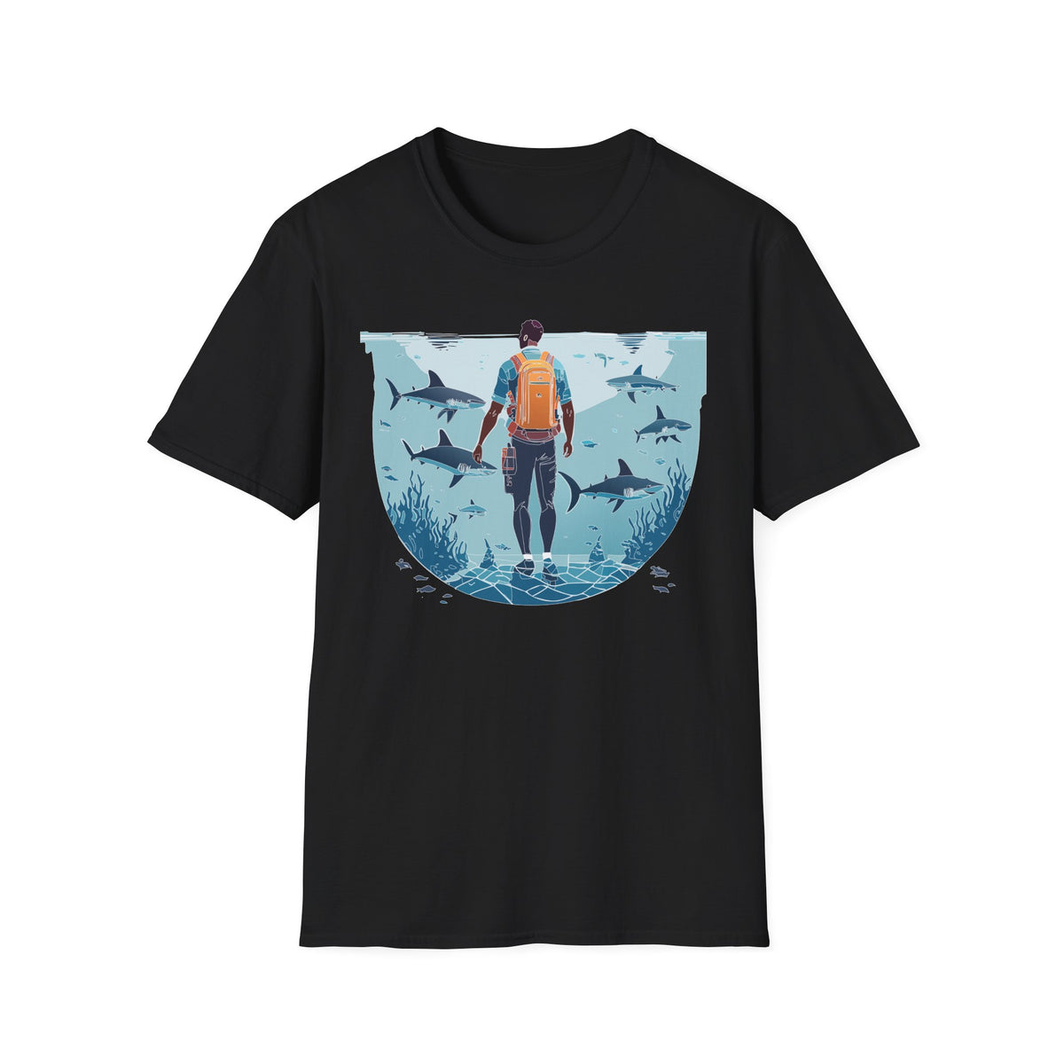 Ocean U boat Graphic Tee Gildan Unisex 100 Cotton Tee Shirt c31