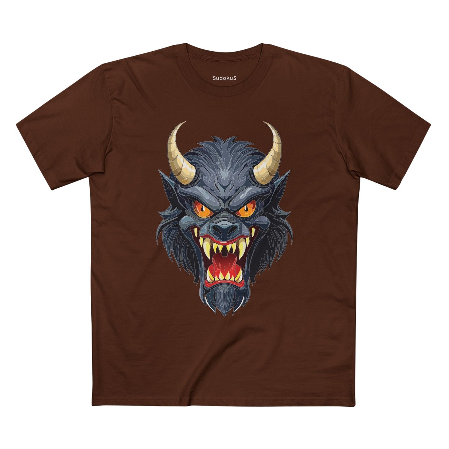 Cartoon Monsters Graphic Unisex 100 Cotton Staple Tee 6