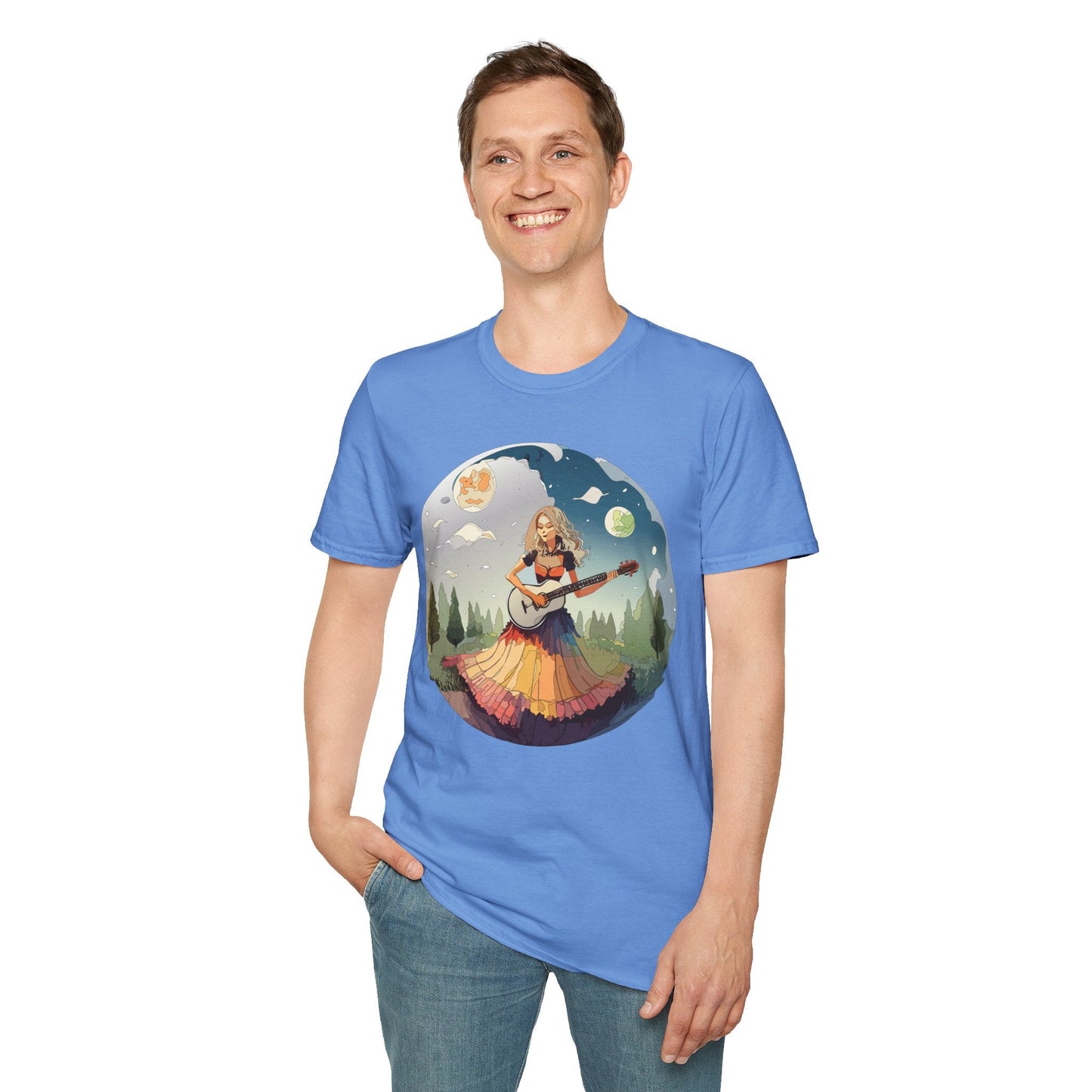Womens Graphic T Shirts Art Design Tee Softstyle 64000 Ring Spun Cotton Comfort Everyday
