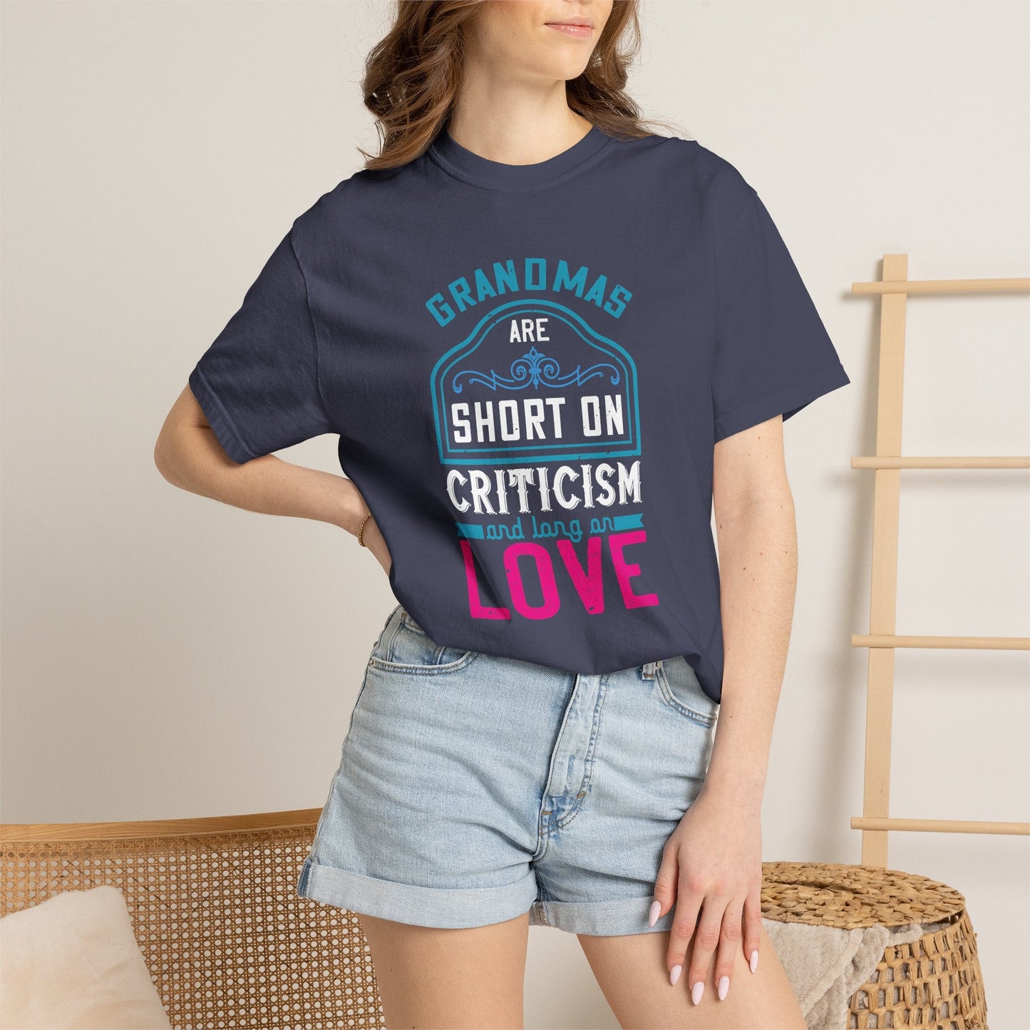 Grandmas T-shirt Mother Day Mama Tee Unisex Comfort Colors Garment-Dyed Cotton h69