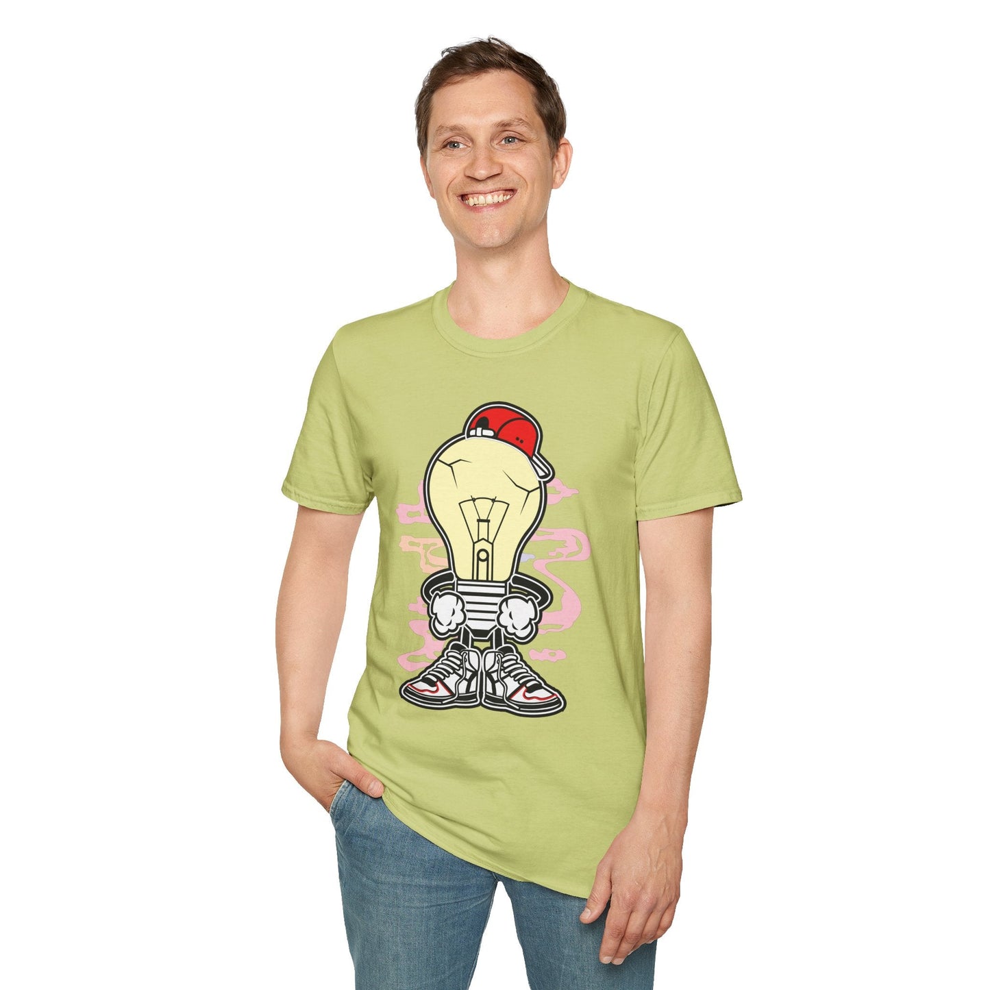 Cartoon T Shirt Animation Tee Funny Graphic Unisex Gildan Softstyle 64000 Cotton Tee