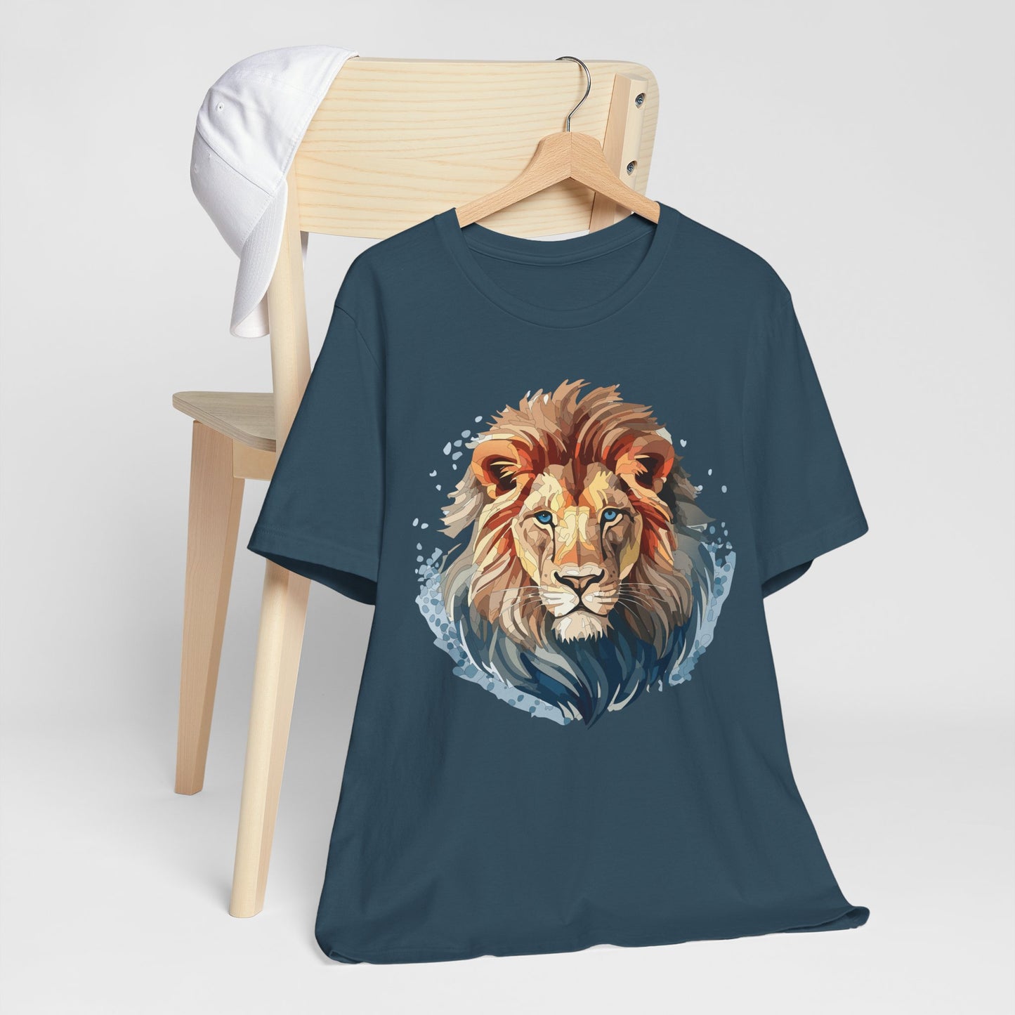 Lion Shirt, Animal Shirt, T-Shirt with Lion, Art Design Tee, Animal Tees, Safari T-Shirt 12