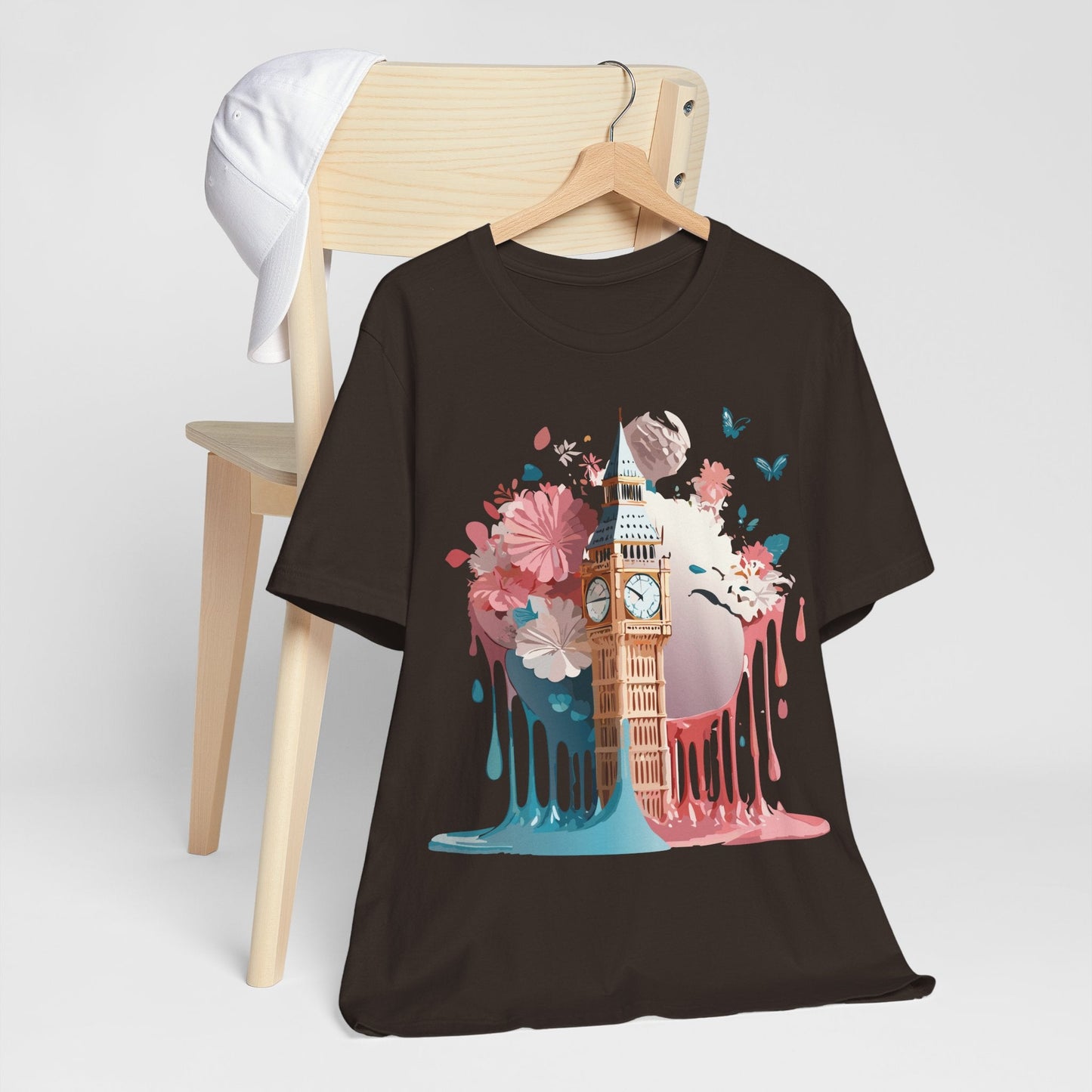 Adelpha London Graphic T Shirt Unisex Short Sleeve Tee For Everyday Style And Travel
