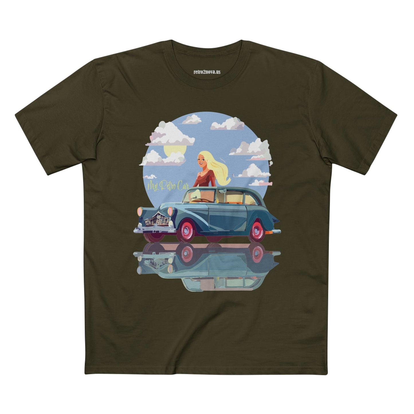 Retro Car Shirts Vintage Car Shirts RC 12 Unisex Premium Cotton Art Design Tee Collection