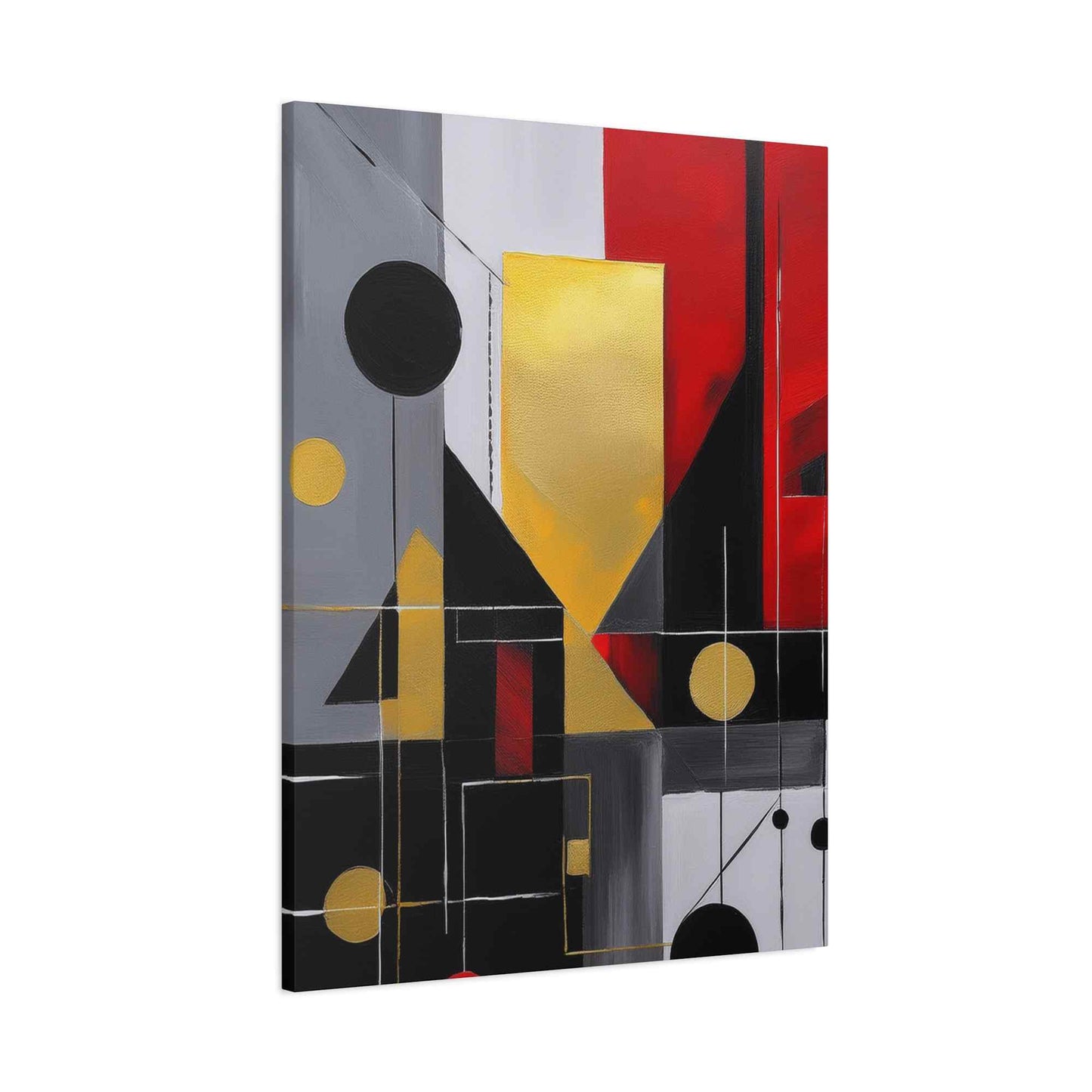 Red Abstract Painting Print Canvas 20x24,20x30,24x30, 24x32,24x36,30x40, 32x48,36x48,40x60 Pine-Wood Inner Frame ABS-22