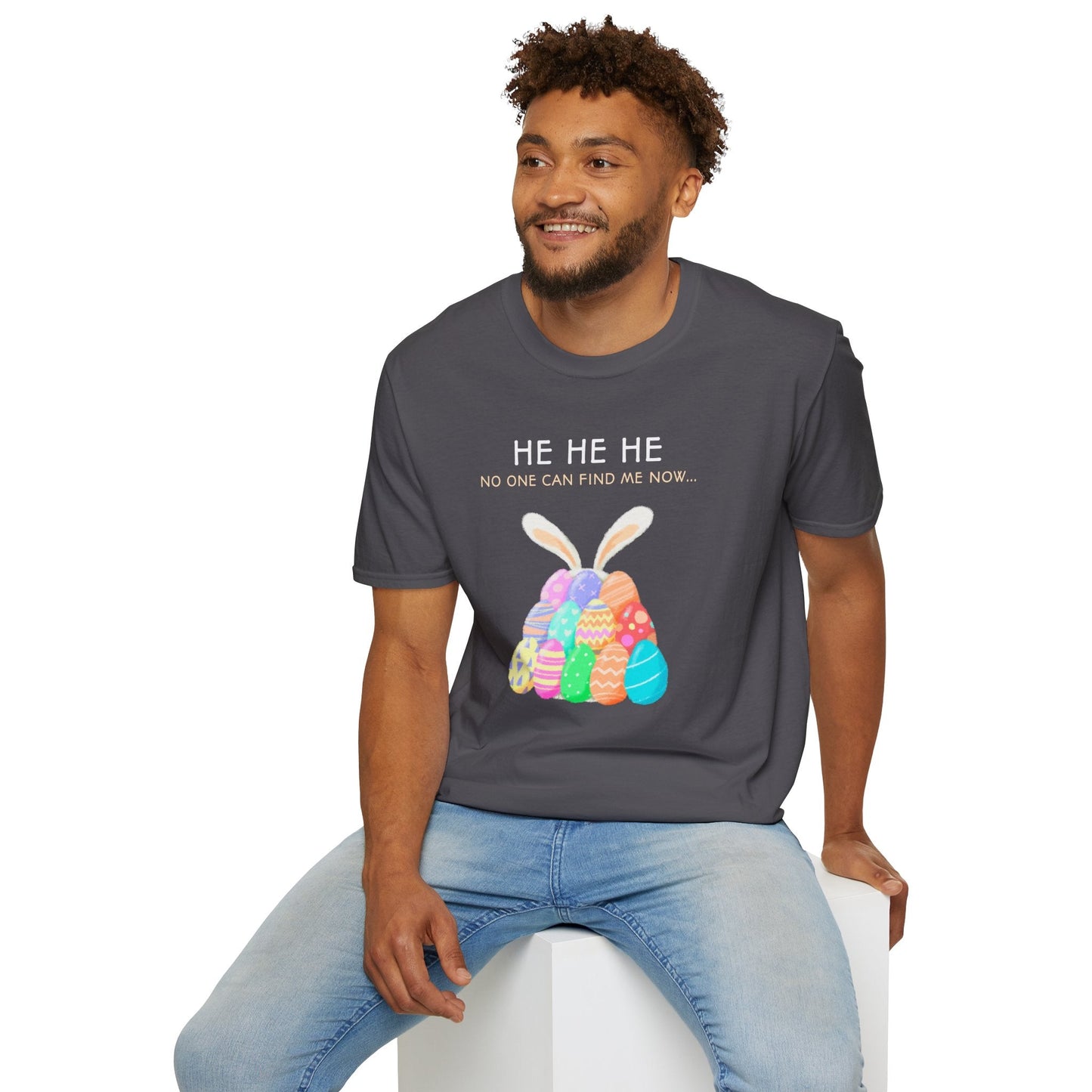 Easter Egg T Shirt Unisex Softstyle 100 Percent Ring Spun Cotton Easter Design Tee