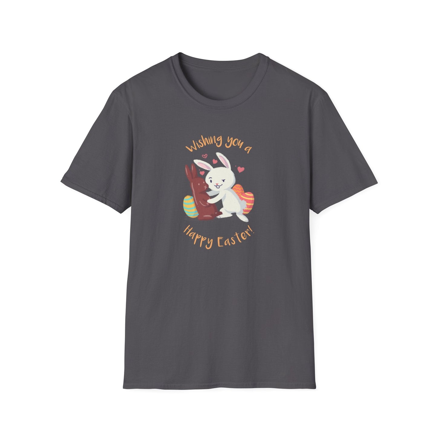 Easter Bunny T Shirt With Easter Signature And Prints Unisex Tee Design For All Occasions