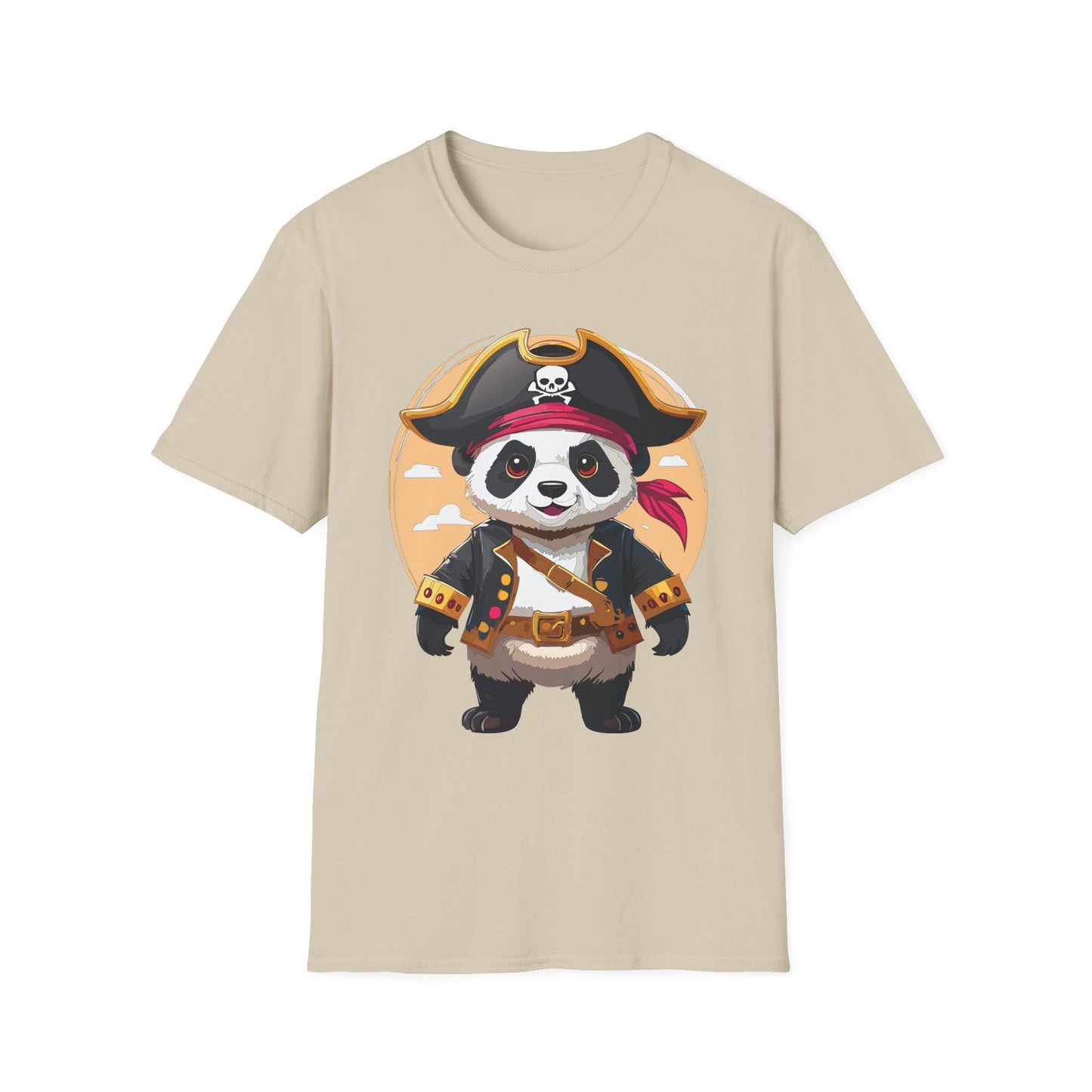 Panda Shirt Unisex T Shirt With Panda Animal Tee Animals Gildan Softstyle 64000 Cotton