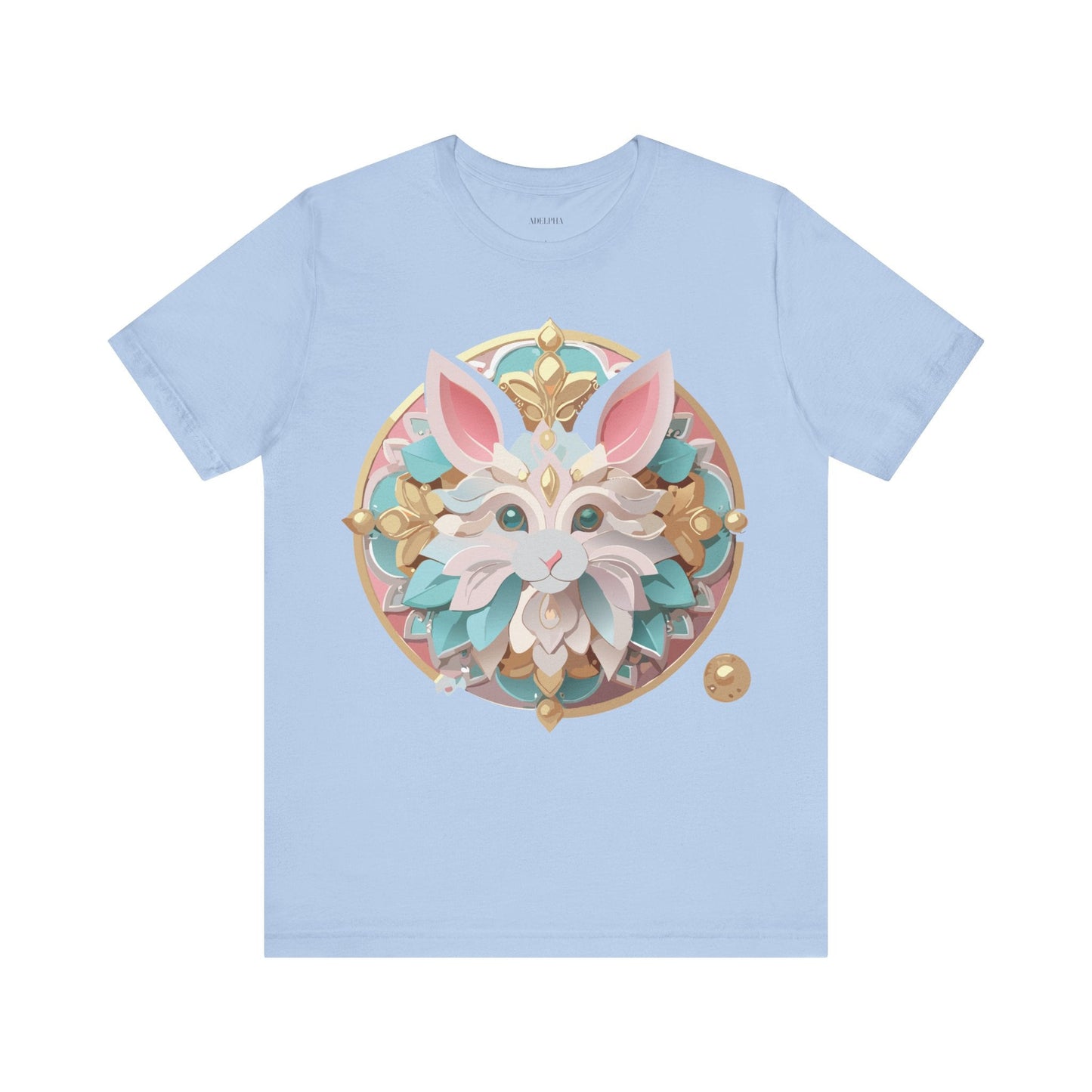 Medallion Graphic Unisex 100 Cotton Vintage Animal Medal Artwork Tee 88